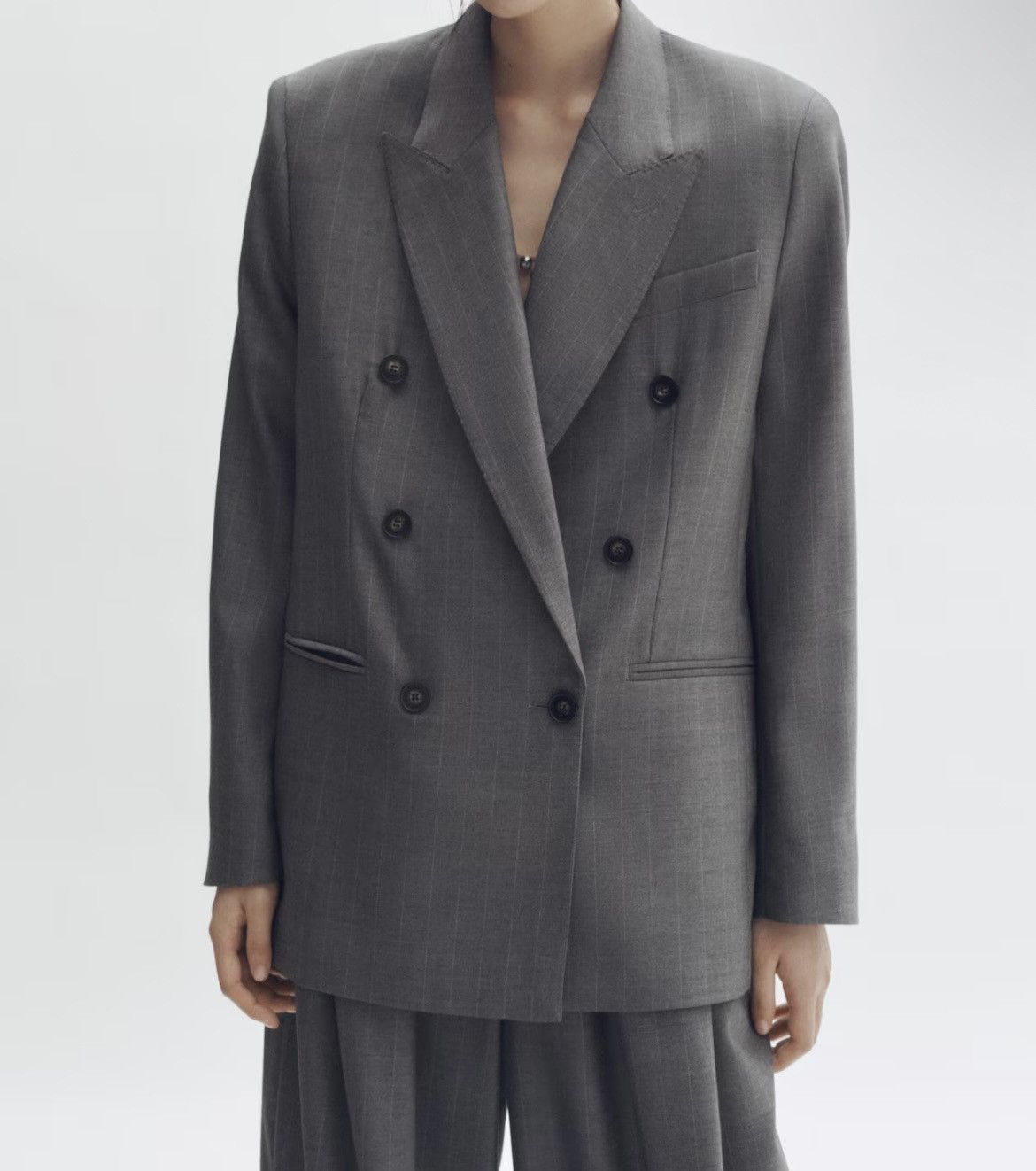 Stella McCartney STELLA MCCARTNEY H&M DOUBLE-BREASTED WOOL BLAZER size S Size S / US 4 / IT 40 - 4 Thumbnail