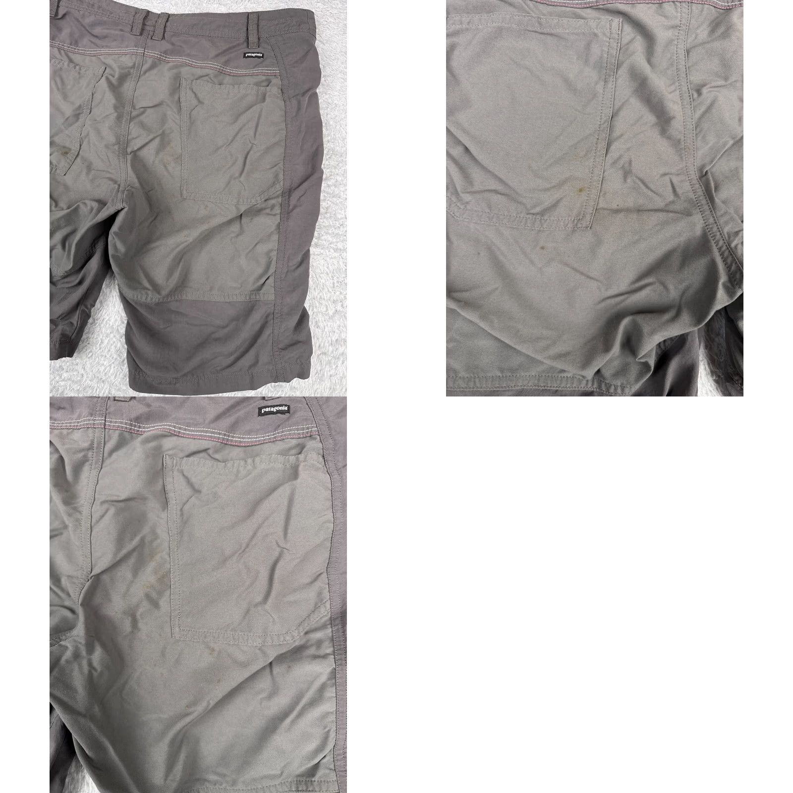 Patagonia Patagonia Shorts Womens 8 Gray Cargo Away From Home Shorts Hike Walk Camp 32x9 Size 30" / US 8 / IT 44 - 10 Thumbnail