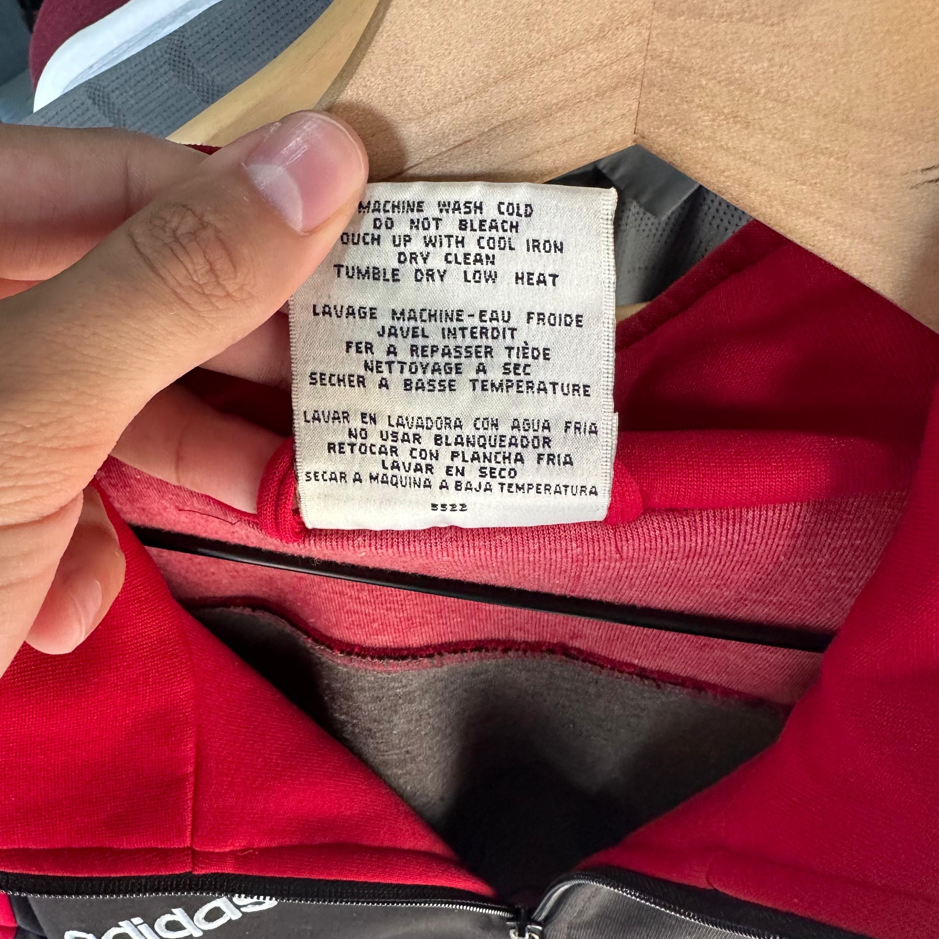 Adidas Vintage Adidas Track Jacket Red University Of New England Size US L / EU 52-54 / 3 - 9 Thumbnail