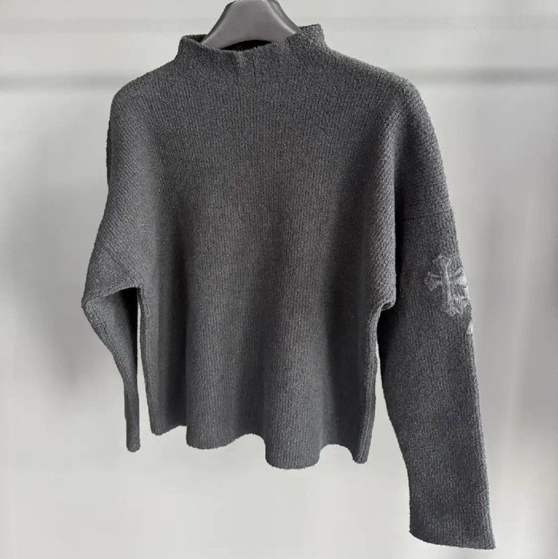 Chrome Hearts Chrome Hearts Black Cotton Logo Sweater 0089 Size XS / US 0-2 / IT 36-38 - 1 Thumbnail