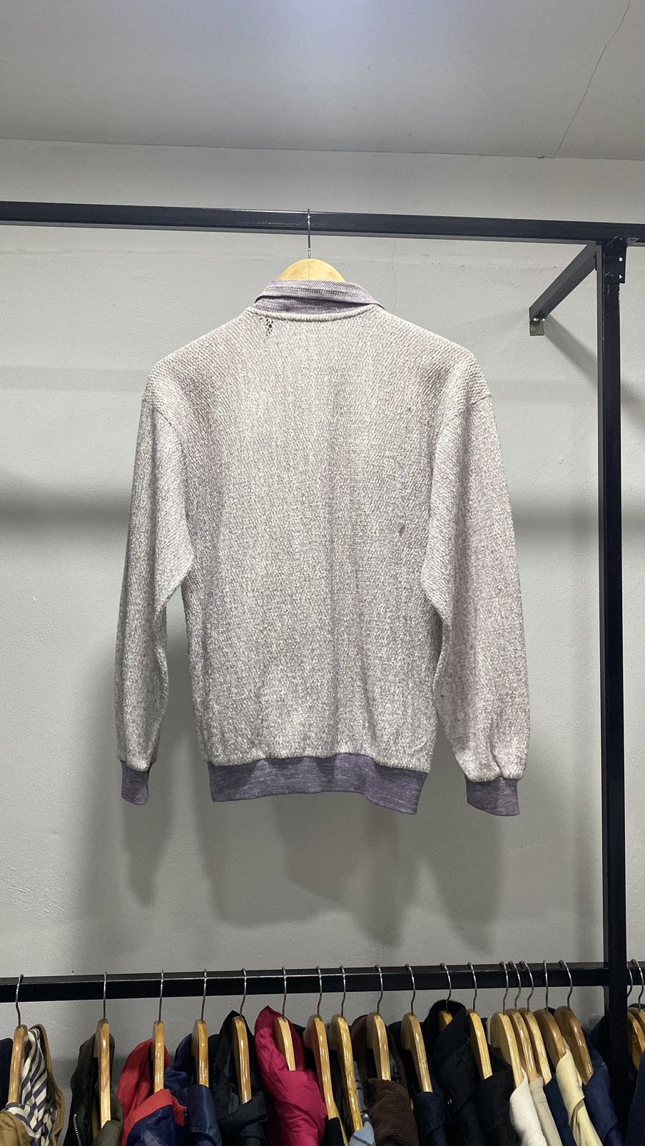 Japanese Brand × Vintage Ray Floyd Knit Collar Sweater 80s Size US S / EU 44-46 / 1 - 4 Thumbnail