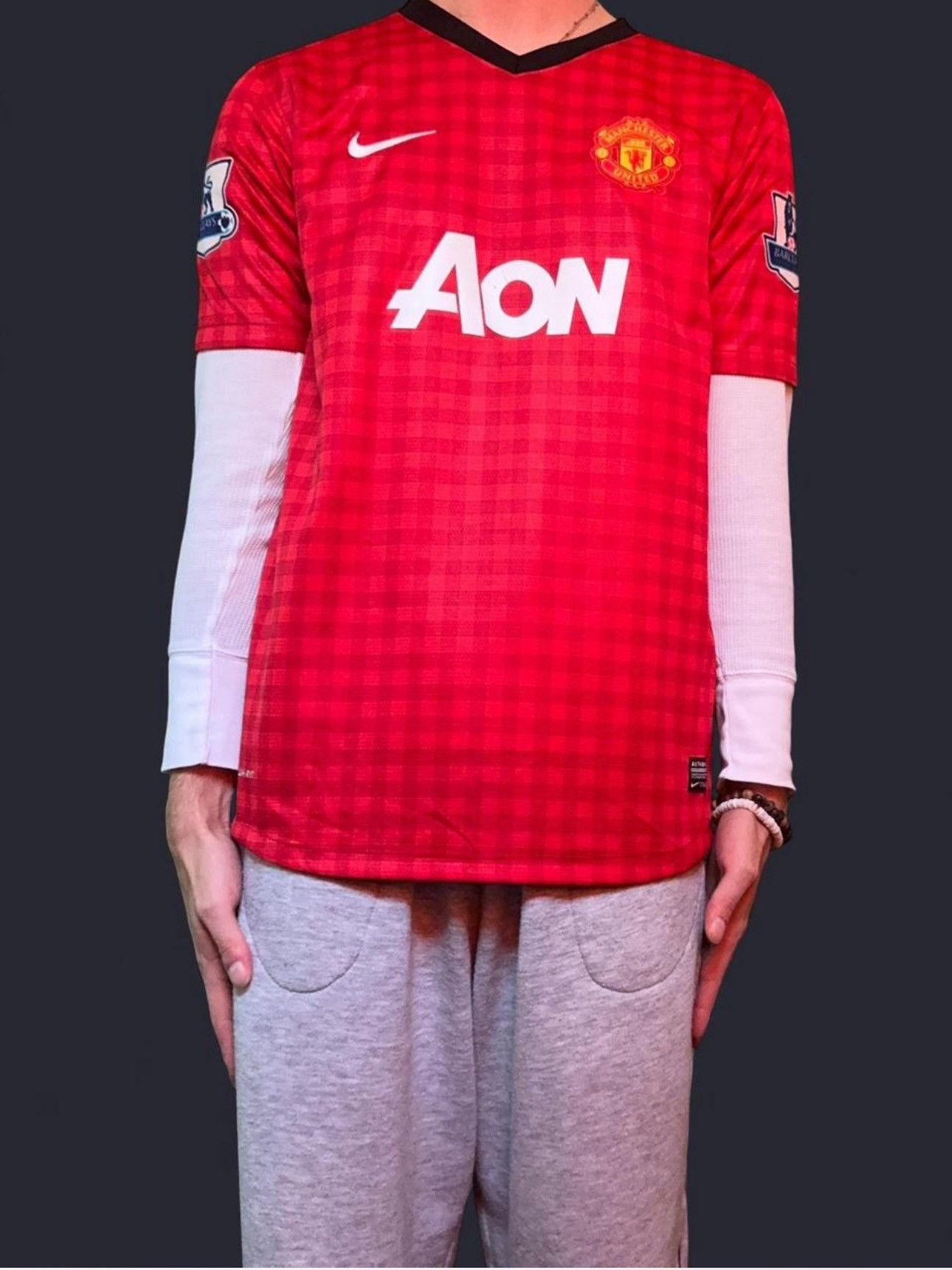 Nike RARE Authentic Nike Manchester United 12/13 jersey barclays Size US M / EU 48-50 / 2 - 6 Thumbnail