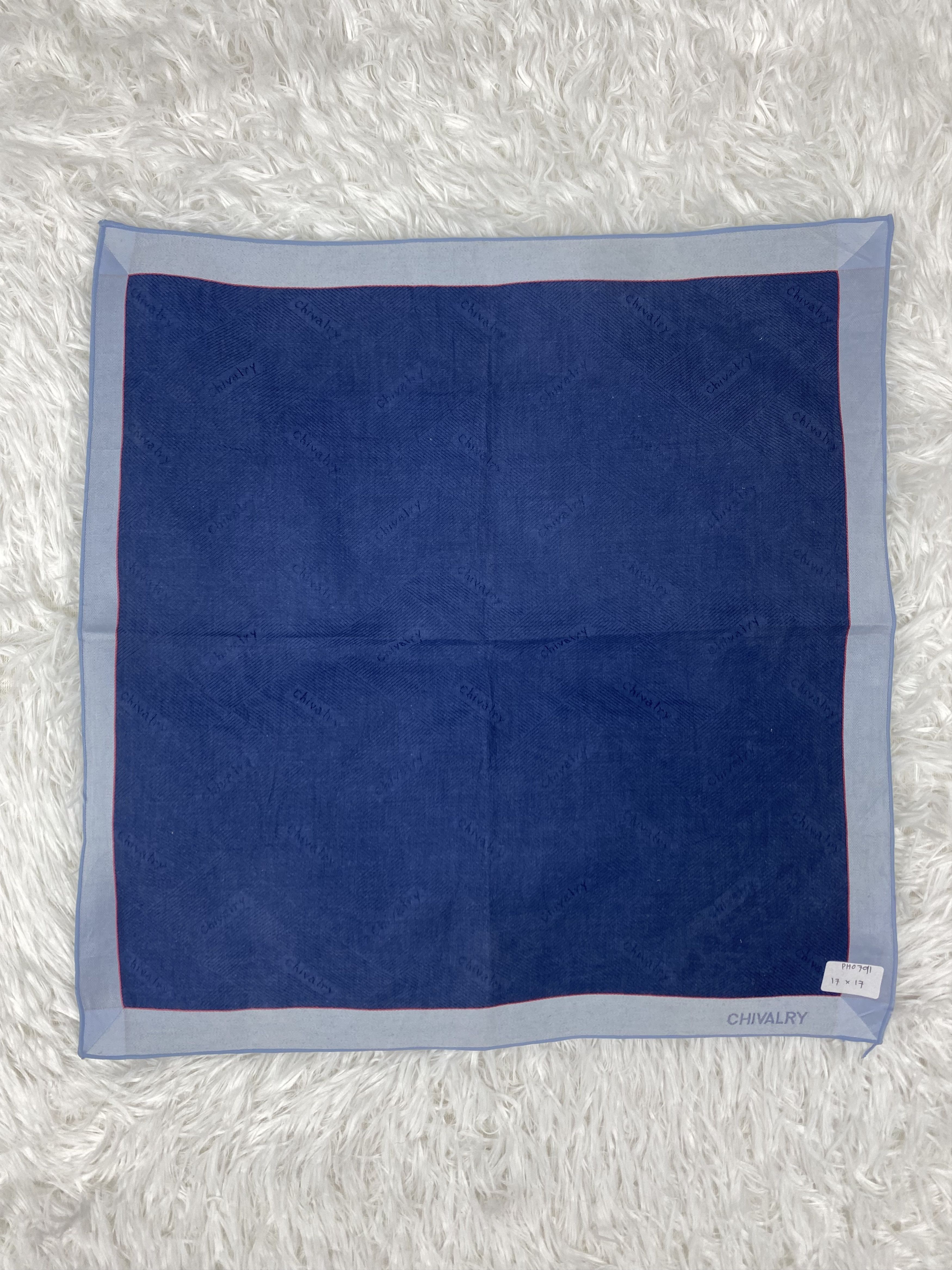 Vintage Vintage Chivalry Handkerchief Neckerchief PH0791 Size ONE SIZE - 3 Thumbnail