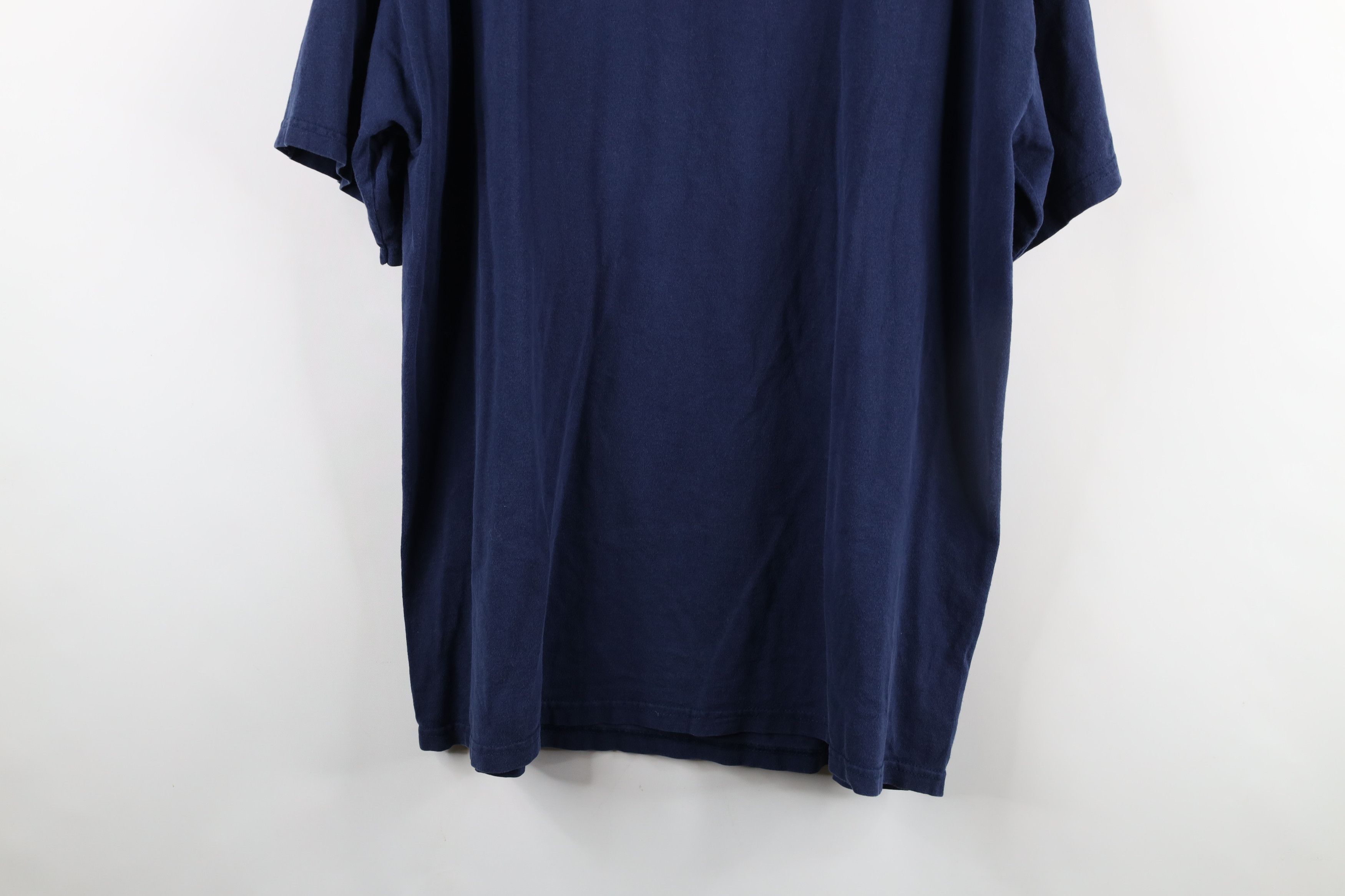 Adidas × Vintage Vintage 90s Y2K Adidas Soccer Spell Out T-Shirt Blue Cotton Size US L / EU 52-54 / 3 - 13 Thumbnail