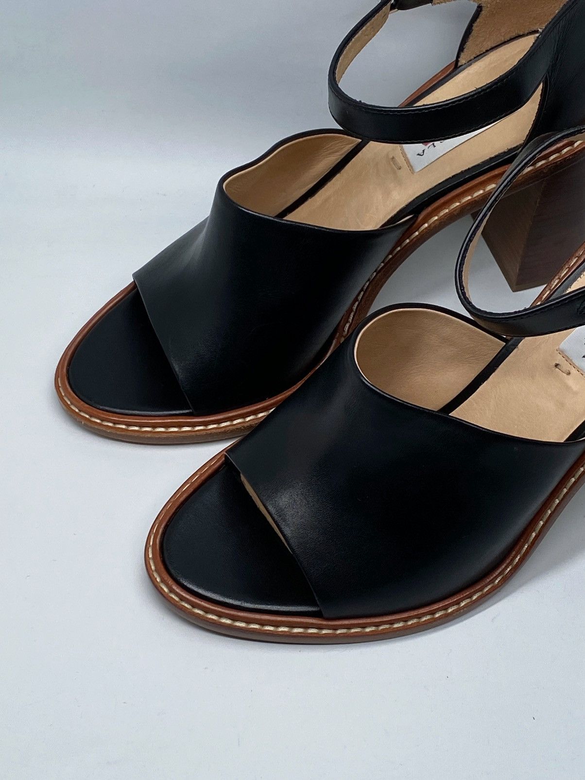 Gabriela Hearst Gabriela Hearst Beau Leather Ankle-Strap Sandals size 41 Size US 11 / IT 41 - 5 Thumbnail