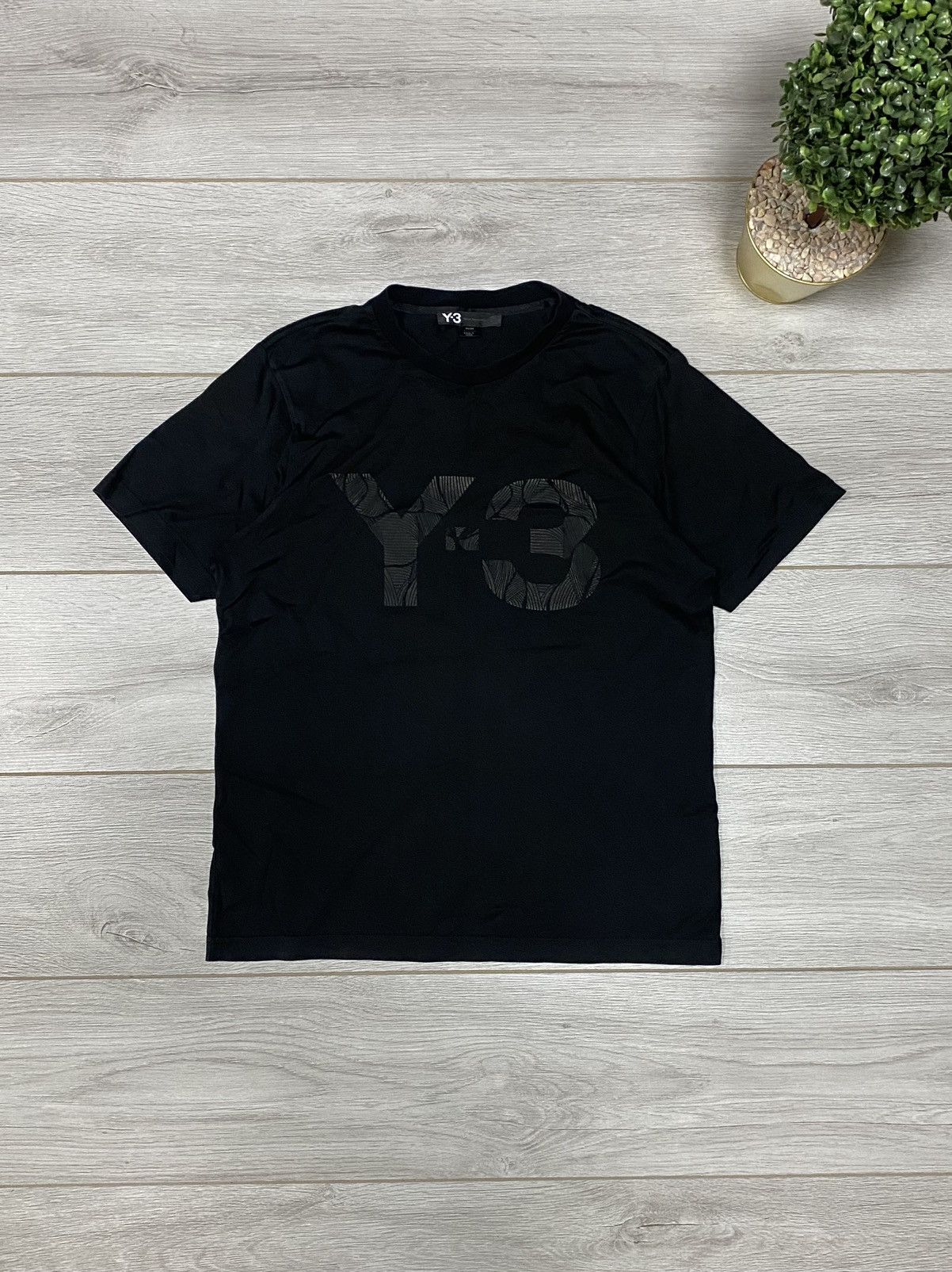 Yohji Yamamoto Y-3 Yohji Yamamoto x Adidas big print logo Japanese t-shirt Size US M / EU 48-50 / 2 - 2 Thumbnail