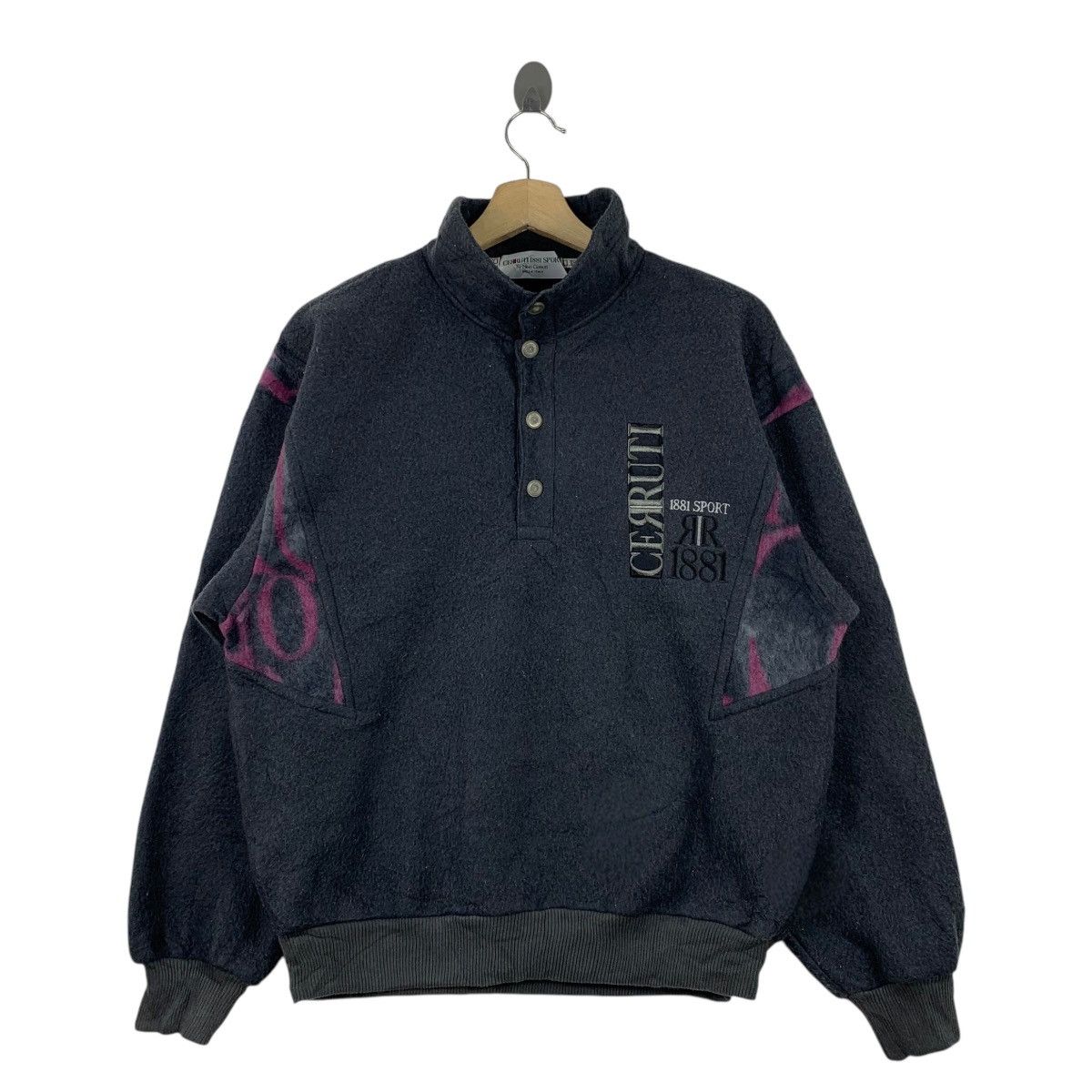 Cerruti 1881 Vintage CERRUTI 1881 Sport Nino Cerruti Fleece Sweatshirt Size US M / EU 48-50 / 2 - 1 Thumbnail