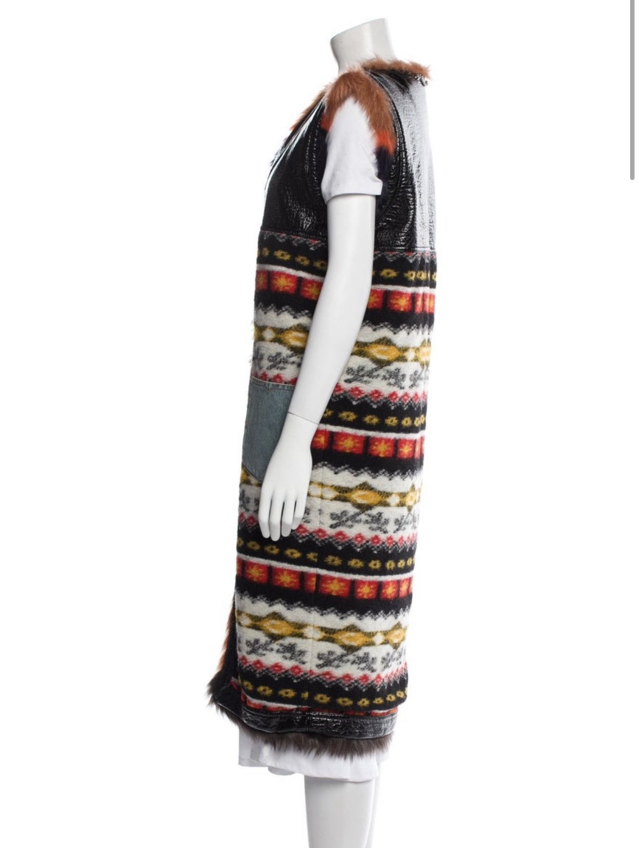 Diesel Diesel Tribal Long Vest Size S / US 4 / IT 40 - 2 Thumbnail