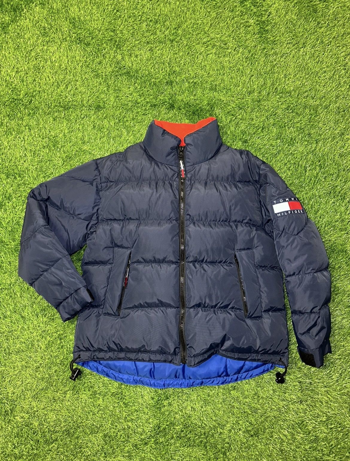 Tommy Hilfiger × Vintage Vintage Tommy Hilfiger Zip Up Puffer Jacket Size Small Size US S / EU 44-46 / 1 - 1 Thumbnail
