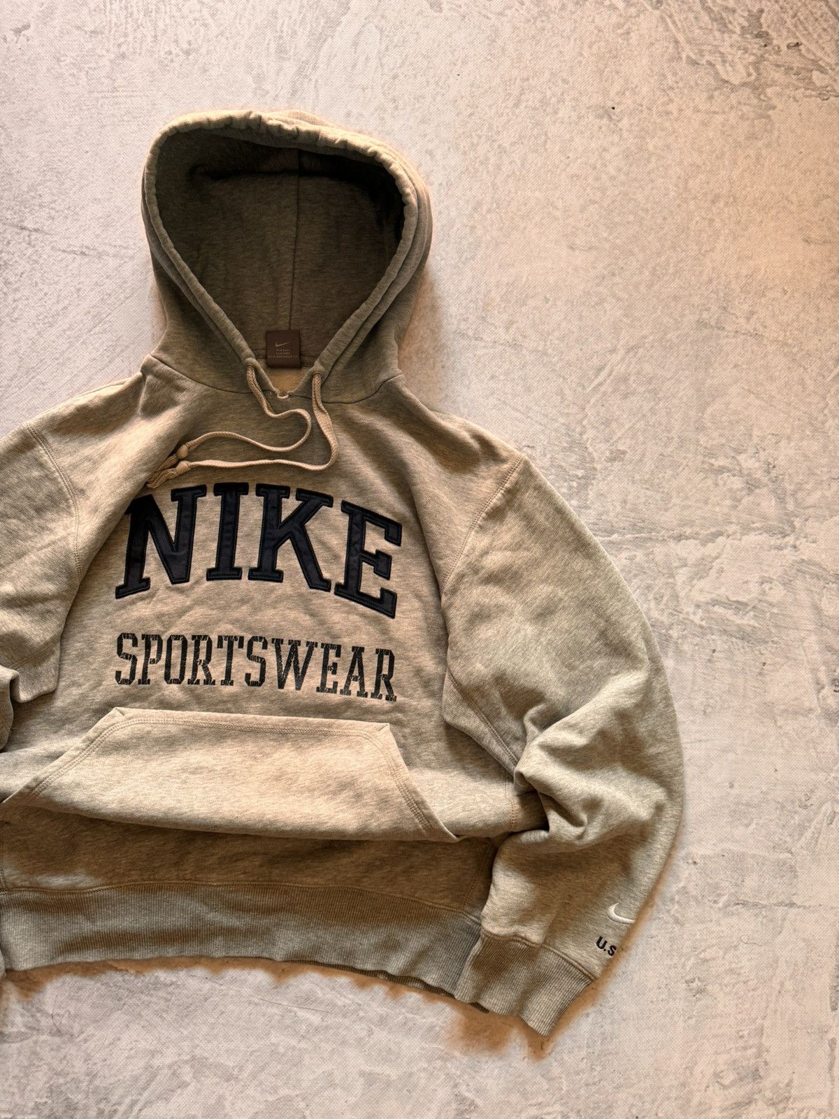Nike × Vintage NIKE VINTAGE CENTER LOGO OVERSIZE BOXY HOODIE Size US L / EU 52-54 / 3 - 3 Thumbnail