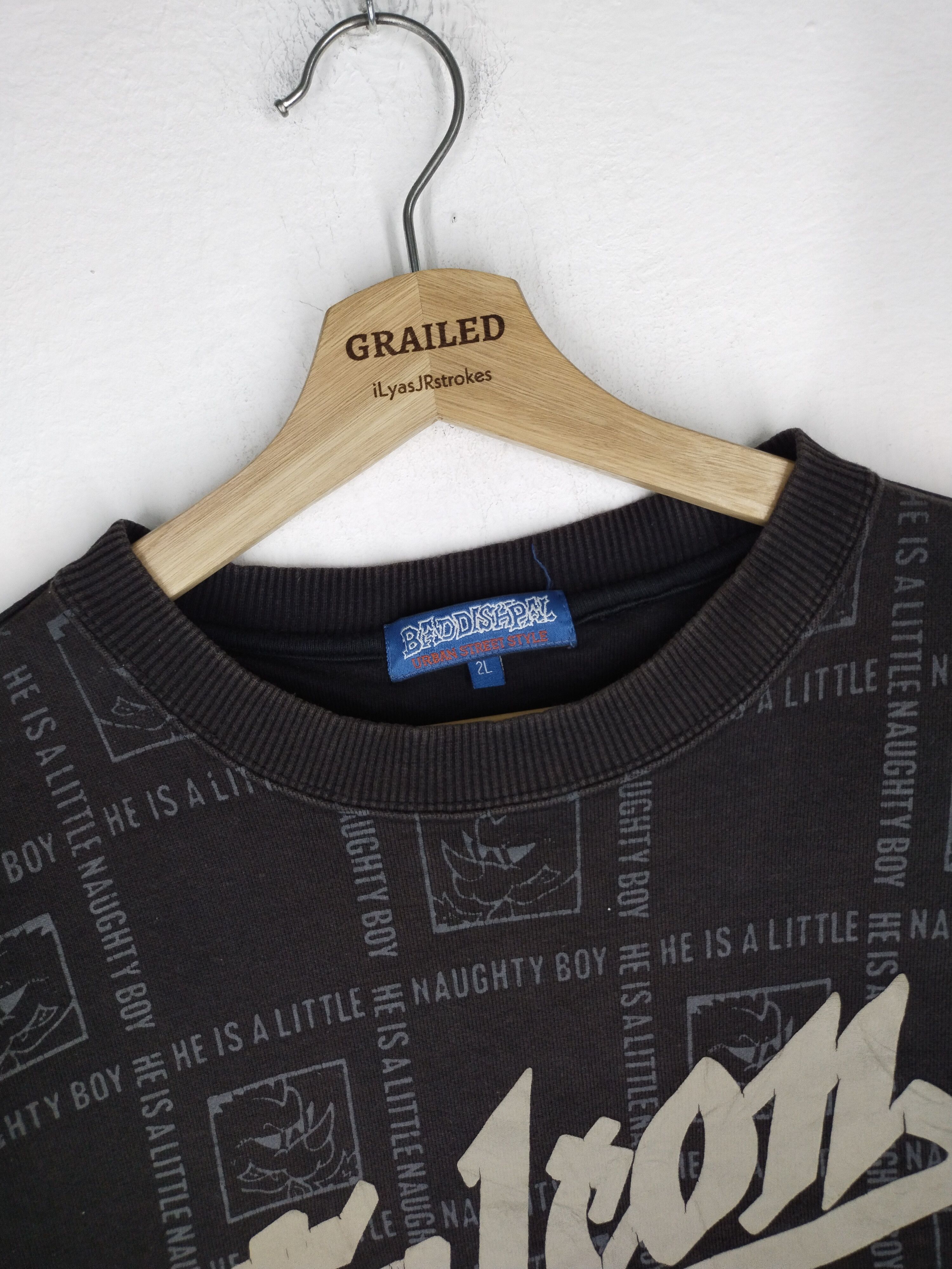 Falcon Garments × Japanese Brand Naughty Boy He Is A Little Sweatshirt Size US L / EU 52-54 / 3 - 12 Thumbnail