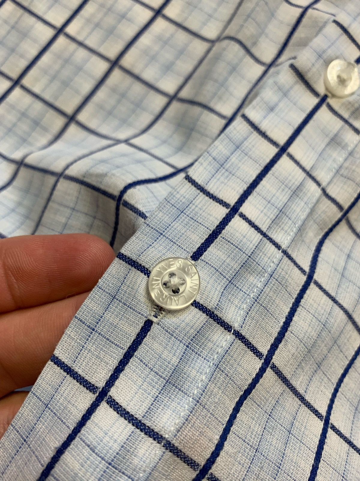 Yves Saint Laurent Yves saint laurent vintage Shirt ysl plaid size S Size US S / EU 44-46 / 1 - 4 Thumbnail