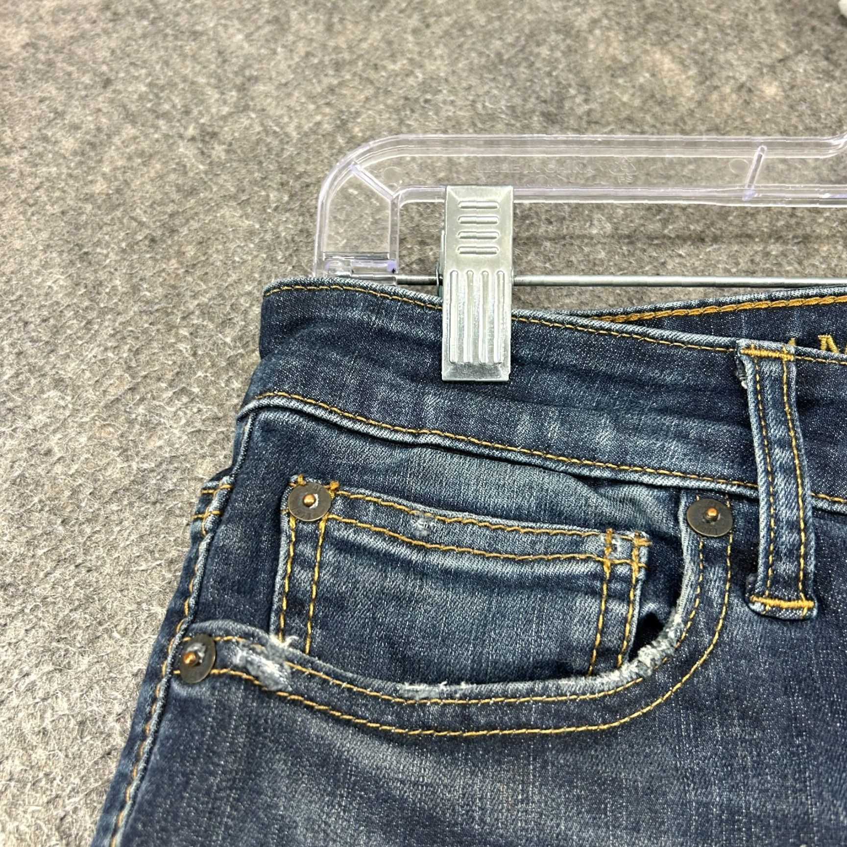 American Eagle Outfitters American Eagle Outfitters Jeans Men 28x30 Blue Skinny Distressed Dark Wash Denim Cotton 5-Pocket Stretch Size 28 Inseam 30 Regular Modern Vintage: No Size US 28 / EU 44 - 7 Thumbnail