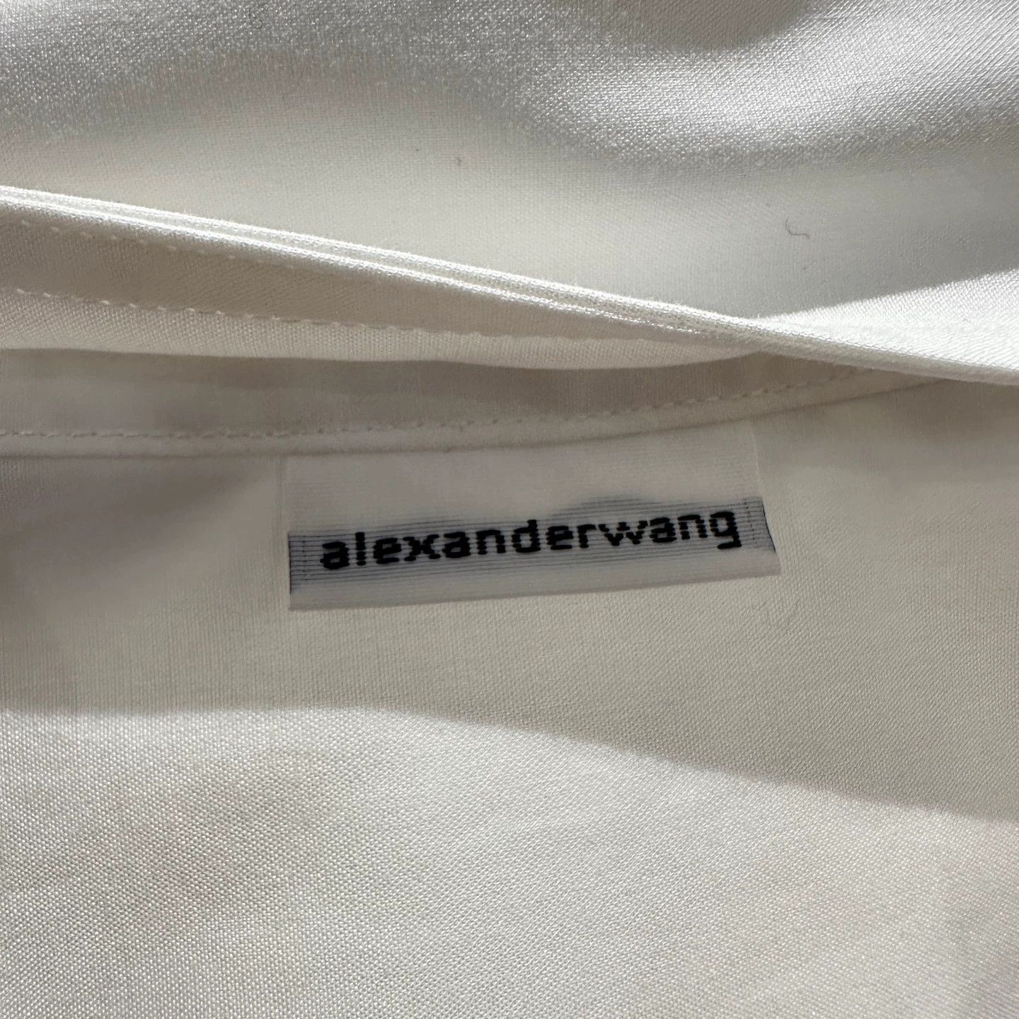 Alexander Wang Alexander Wang Apr765 Belted Waist Logo LS Shirt XS Size XS / US 0-2 / IT 36-38 - 6 Thumbnail