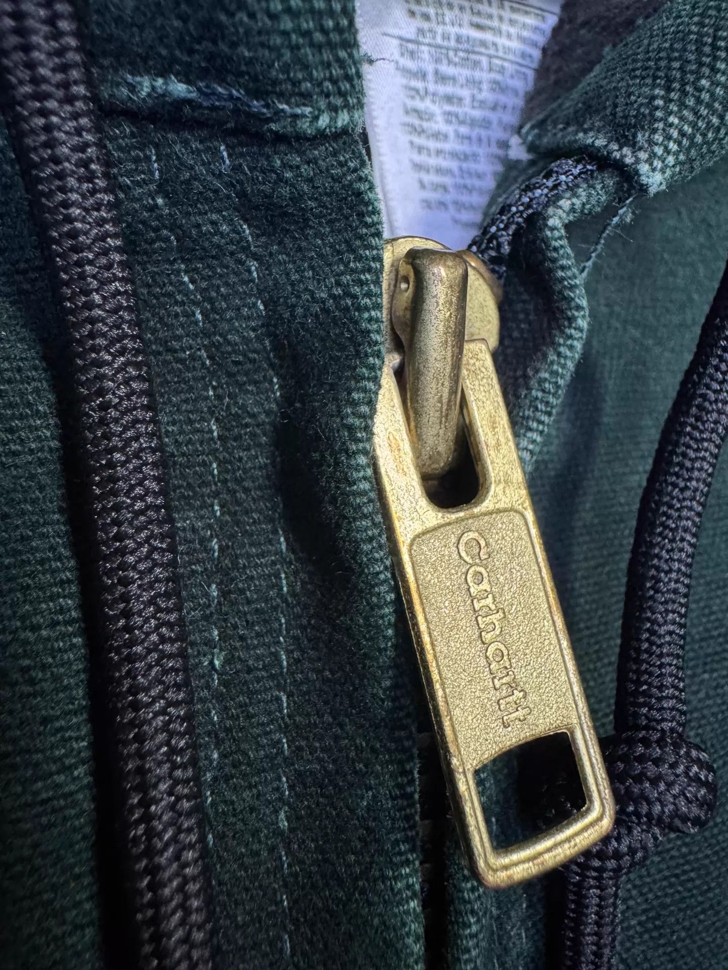 Carhartt Carhartt Vintage 03 J130 Spruce Green L Hooded Work Jacket Size US L / EU 52-54 / 3 - 7 Thumbnail