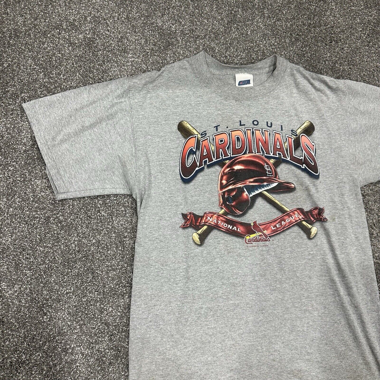CSA Vtg St. Louis Cardinals Grey T Shirt National League Size M Size US M / EU 48-50 / 2 - 15 Thumbnail