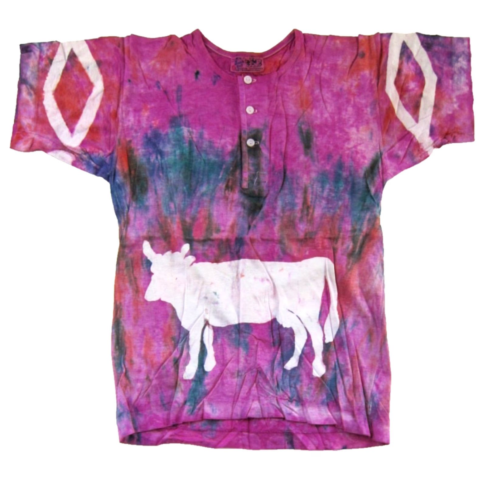 Doublet VTG Double Bull Cotton 6 Shirts 2 Skirts Block Tie Dyed Women S-M Multi-Color Animal Print Shirt Skirt Womens"} Size S / US 4 / IT 40 - 6 Thumbnail