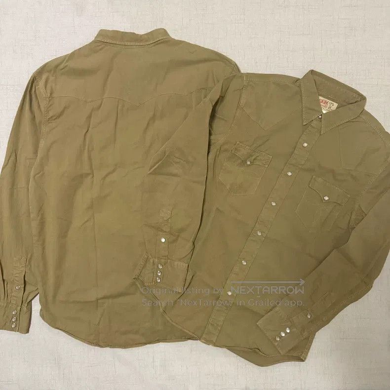 RRL Ralph Lauren RRL Ralph Lauren Old cow head logo card workwear shirt Size US M / EU 48-50 / 2 - 1 Thumbnail