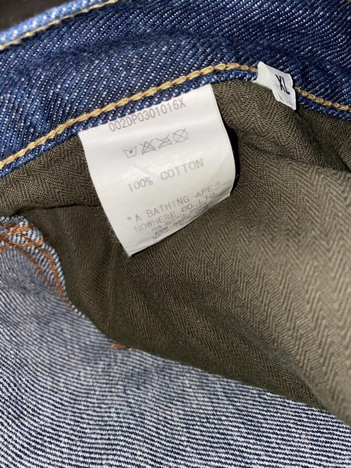 Bape BAPE x Baby Milo "Days Like These" Denim Jeans 38x32 Size US 38 / EU 54 - 7 Thumbnail
