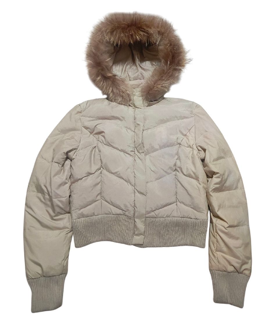 semanticdesign 2000's Cropped Down Distressed Jacket With Real Fur Size XS / US 0-2 / IT 36-38 - 2 Thumbnail