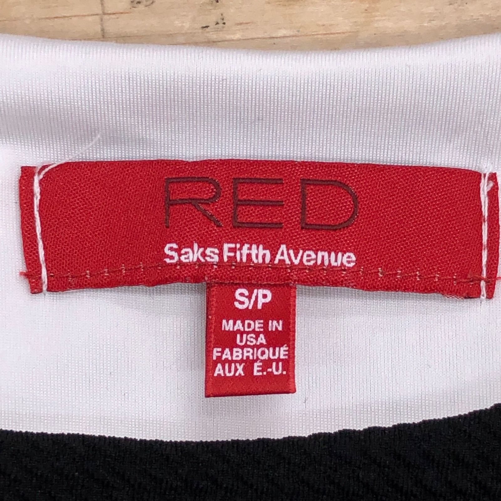 Saks Fifth Avenue Red Saks Fifth Avenue Size S Dress Halter Fit Flare Striped Size S / US 4 / IT 40 - 12 Thumbnail