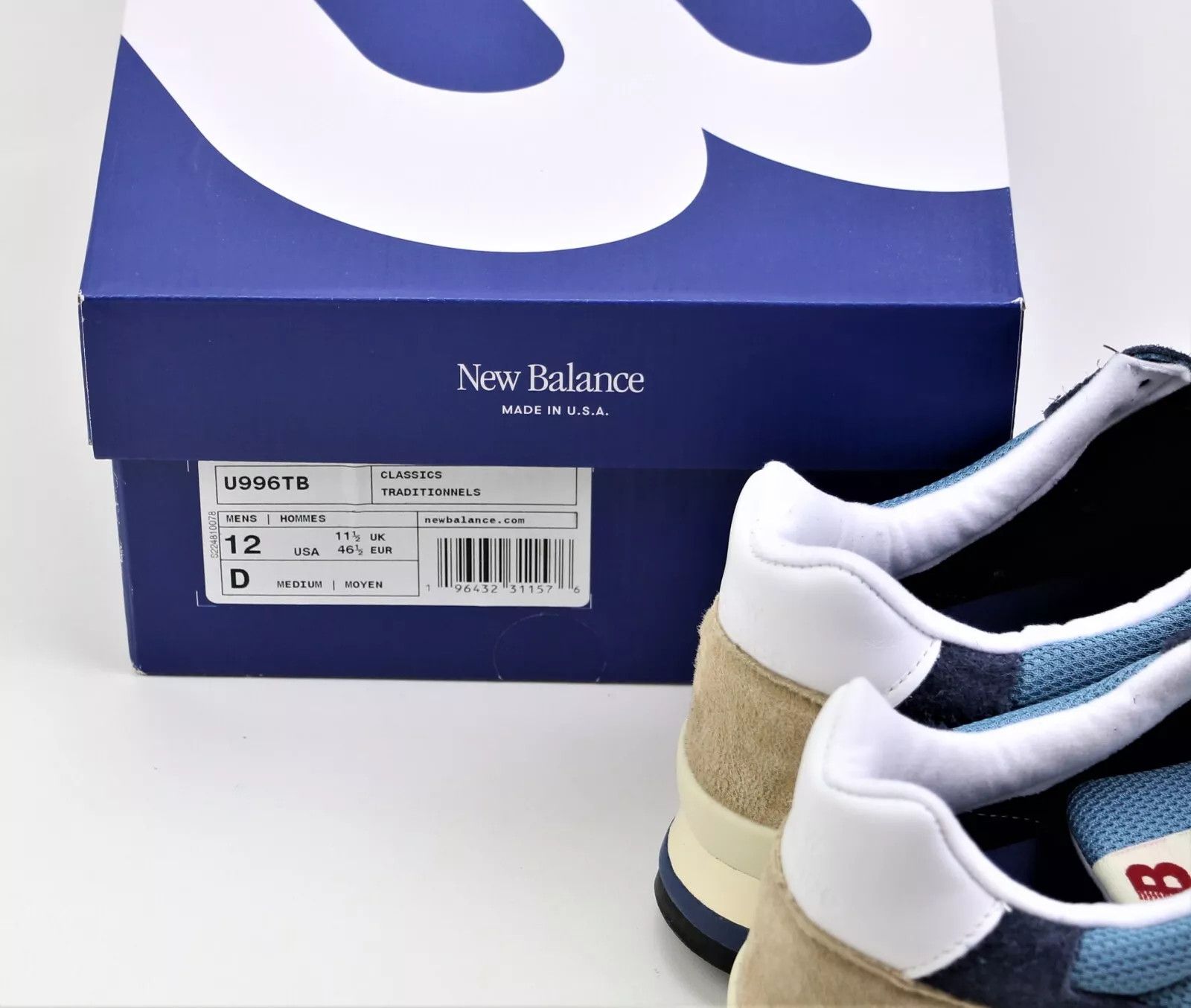 New Balance New Balance 996 Shoes Teddy Santis U996TB Made in USA Size US 12 / EU 45 - 10 Thumbnail