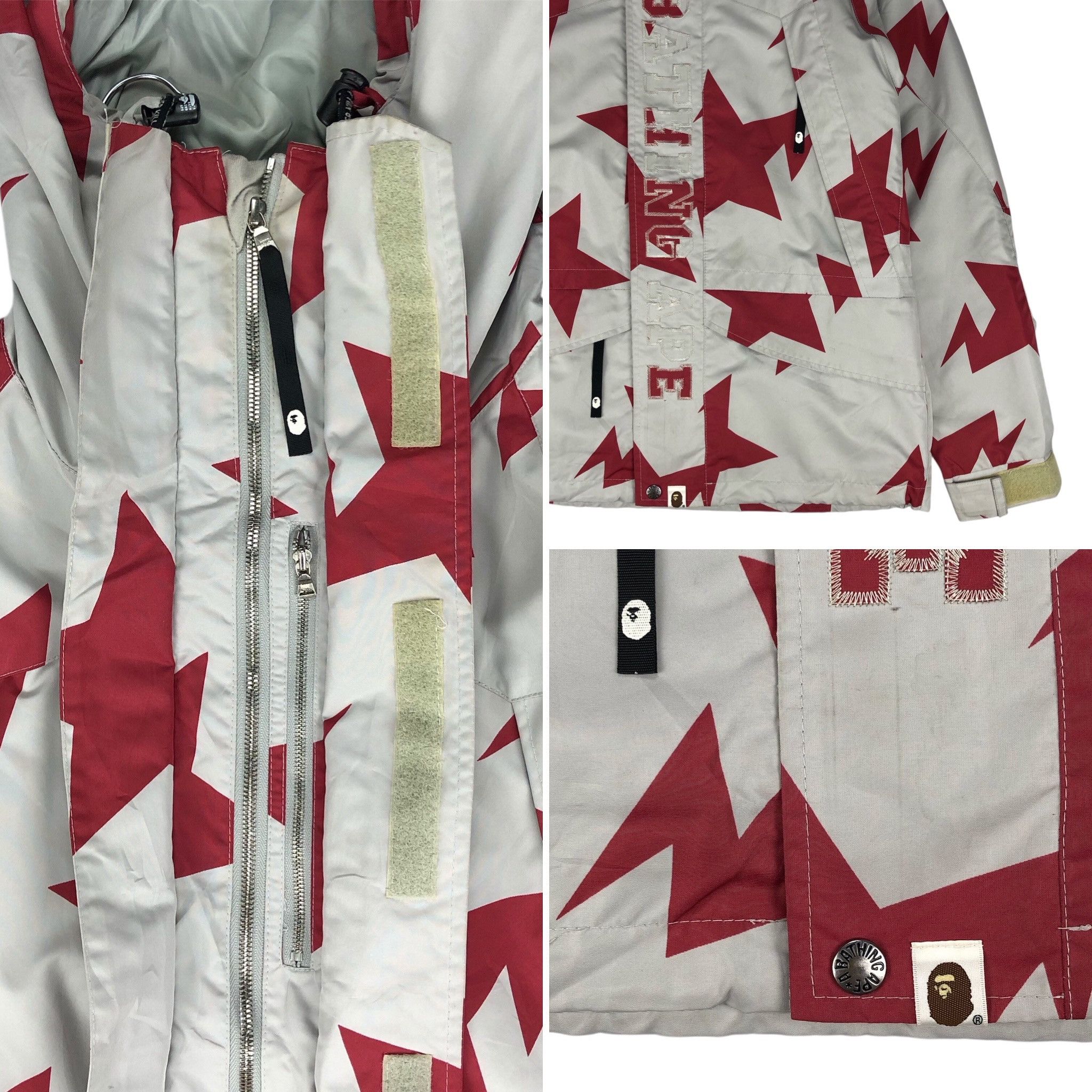 Bape BAPE Red Sta Camo Snowboard Jacket | Rare | S Size US S / EU 44-46 / 1 - 13 Thumbnail