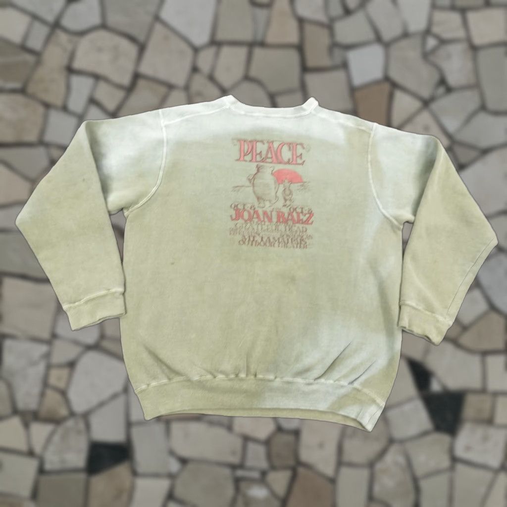 Vintage Vintage Grateful Dead Sweatshirt Mens Medium Peace Joan Baez Poster Crewneck 90s Size US M / EU 48-50 / 2 - 1 Thumbnail