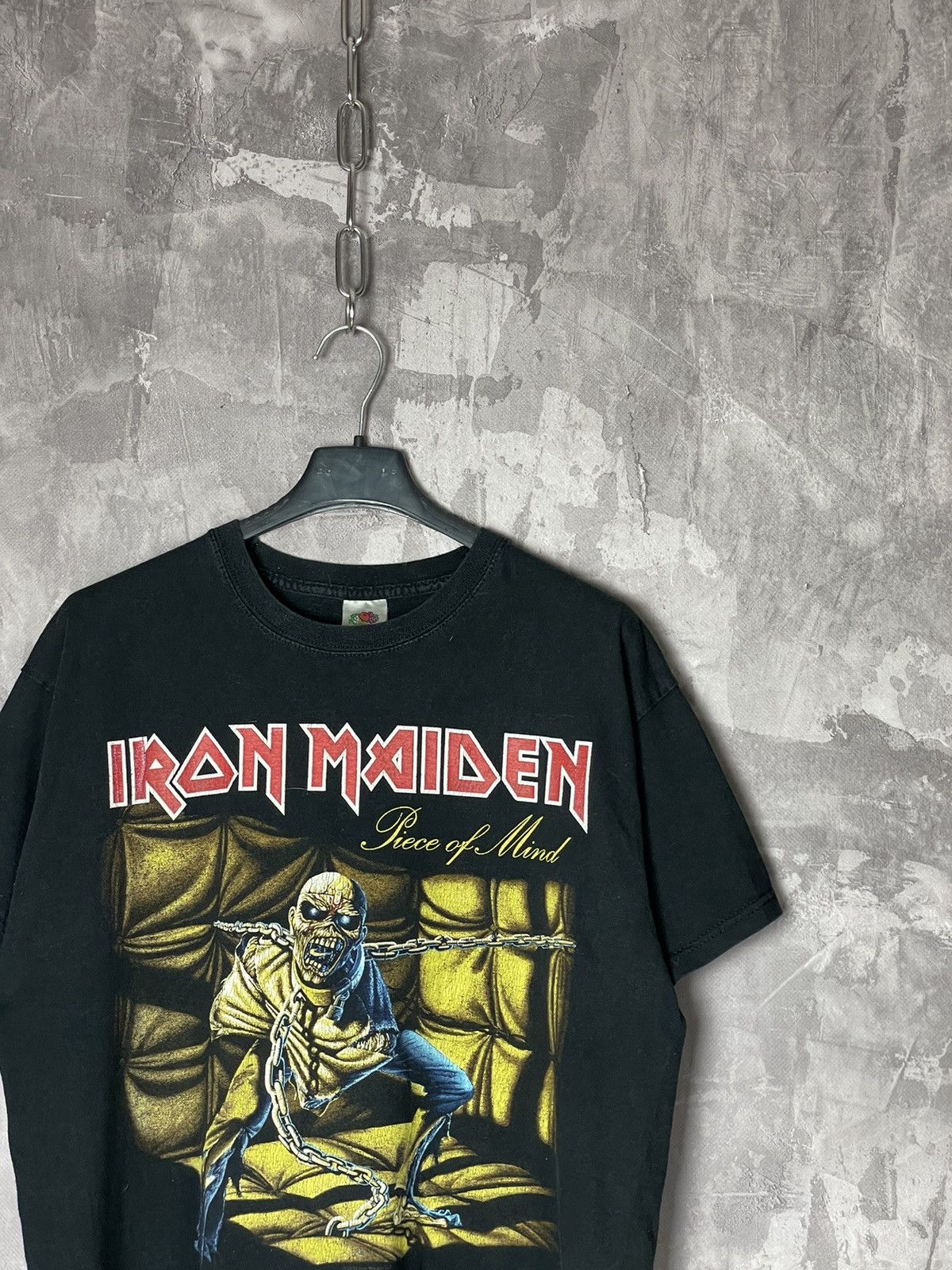 Band Tees × Iron Maiden × Vintage Iron Maiden 00s Vintage Piece Of Mind Rock Metal Album Tee Size US L / EU 52-54 / 3 - 2 Thumbnail