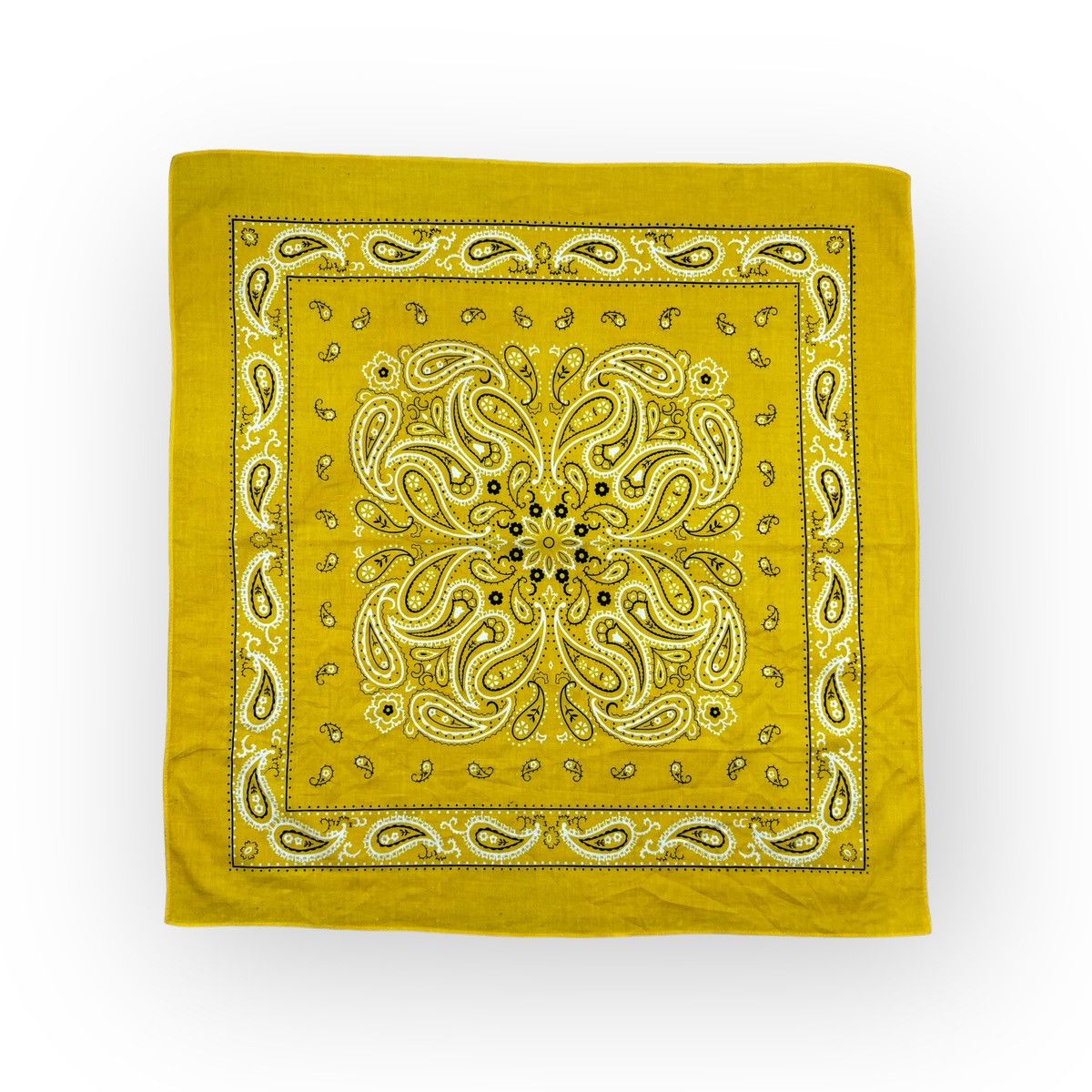 Japanese Brand Paislee Handkerchief Neckerchief Bandana Pocketsquare Size ONE SIZE - 1 Thumbnail