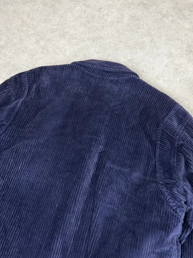 Valentino 1990s Valentino Navy Corduroy Premium Jacket Size US M / EU 48-50 / 2 - 7 Thumbnail