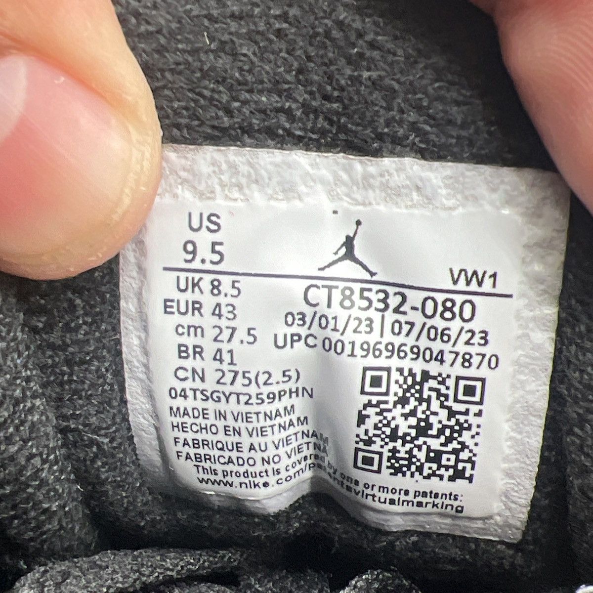 Jordan Brand Air Jordan 3 fear Size US 9.5 / EU 42-43 - 8 Thumbnail
