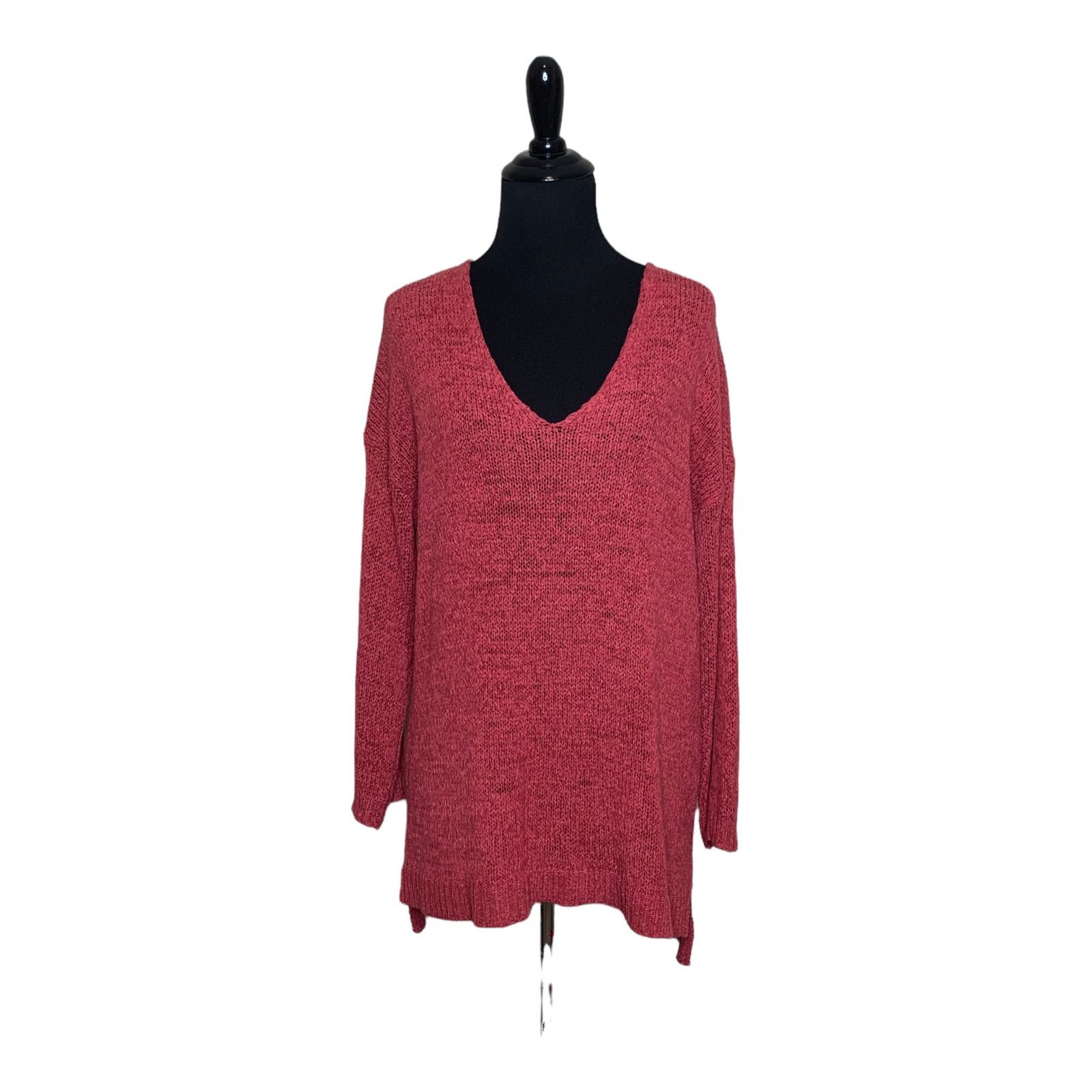 Chaps Chaps blush pink v neck long sleeves sweater size Large Size L / US 10 / IT 46 - 1 Thumbnail