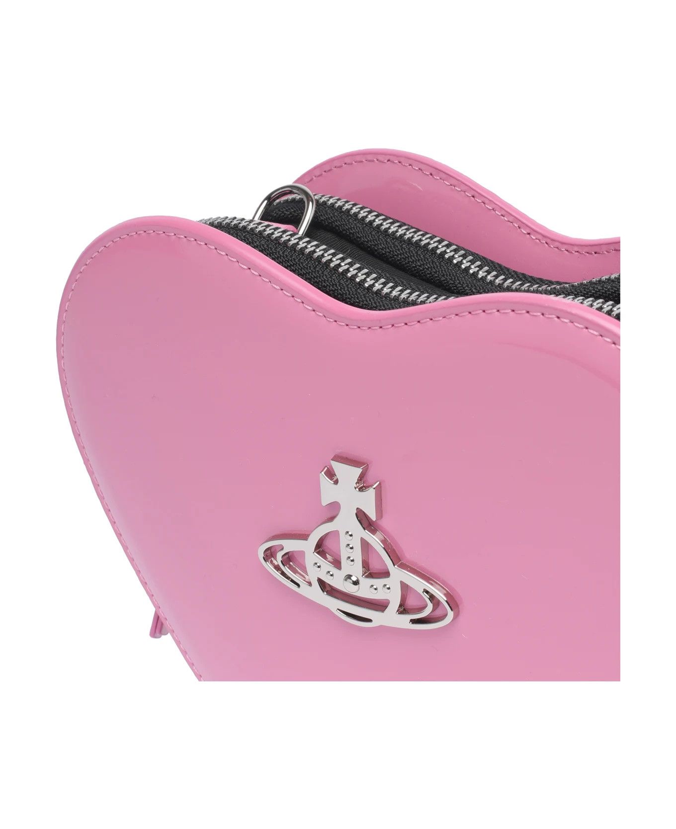 Vivienne Westwood o1f1d3z0825 Size: OS / Louise Heart Crossbody Bag in Pink Size ONE SIZE - 4 Thumbnail
