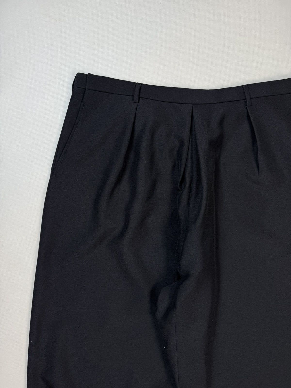 Saint Laurent Paris Saint Laurent Wool Wide Leg Baggy Drop Crotch Trousers Pants Size US 36 / EU 52 - 6 Thumbnail