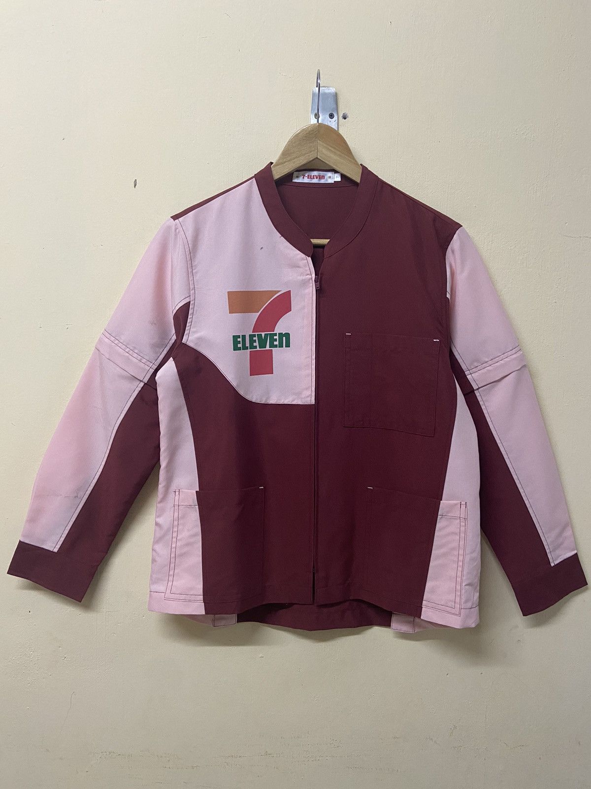 Japanese Brand × Vintage Vintage 7Eleven Uniform Zipper Short/Long Shirt Size US M / EU 48-50 / 2 - 1 Thumbnail