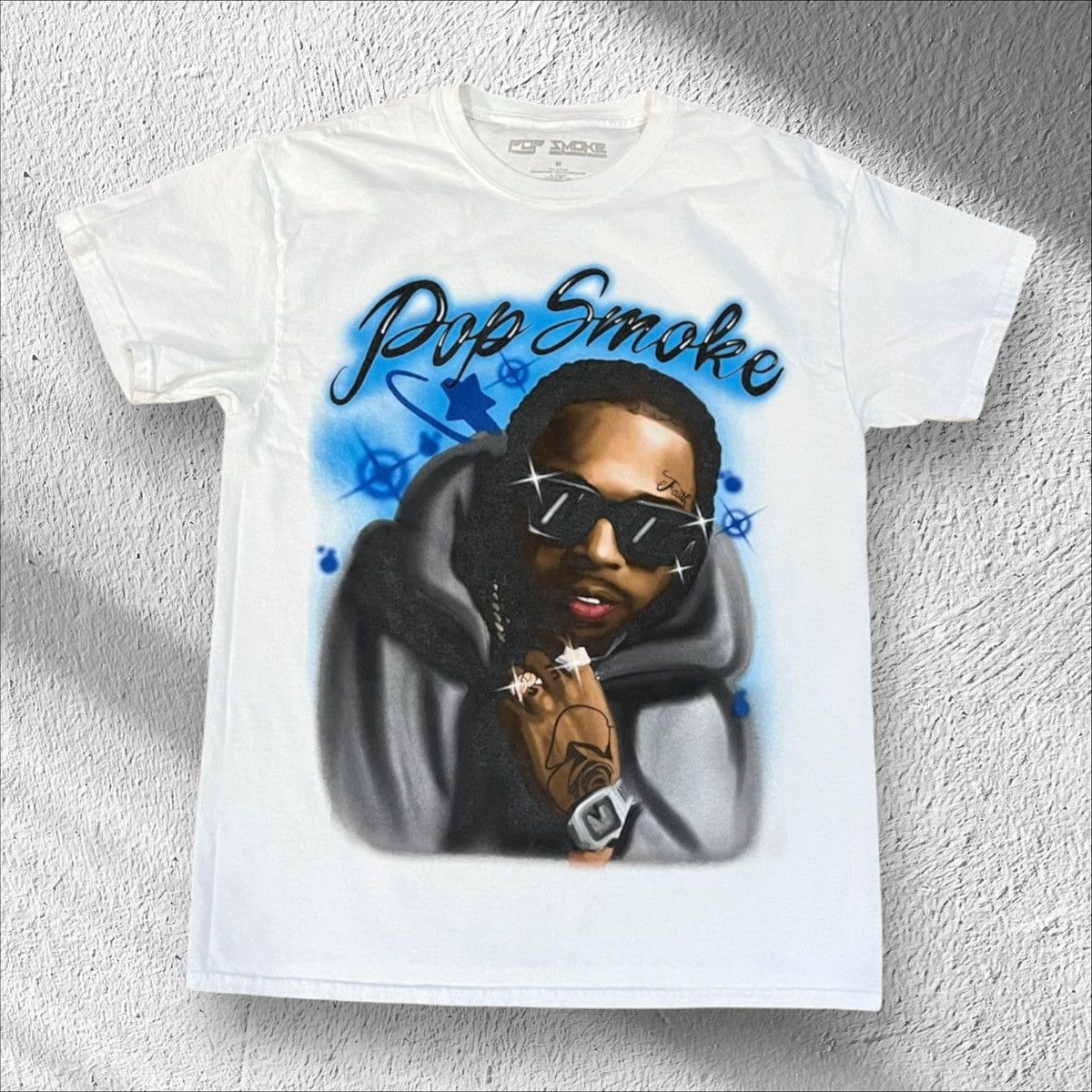 Other Pop Smoke Airbrush Rap Tee Shirt Medium Size US M / EU 48-50 / 2 - 1 Thumbnail