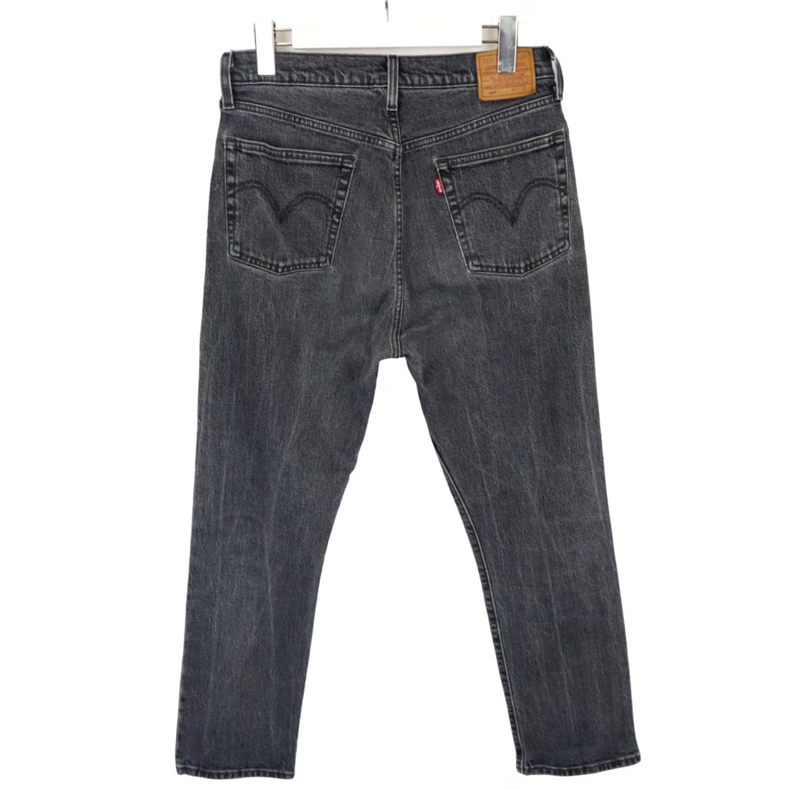 Levi's Levi'S 501 Premium Big E Jeans Mens W30/L28 Straight Whiskers Dark Grey Size US 30 / EU 46 - 2 Thumbnail
