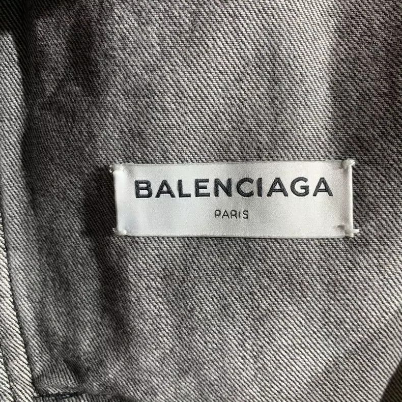 Balenciaga Balenciaga size 38 Ribbon Denim Jacket/Size 38 Size S / US 4 / IT 40 - 3 Thumbnail