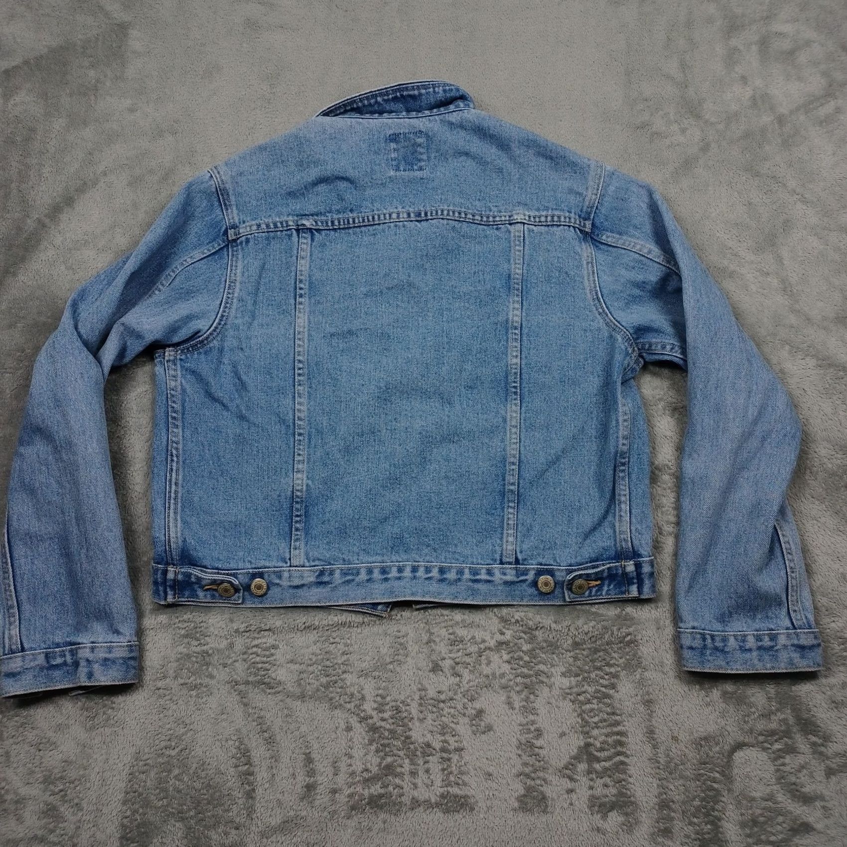 Edwin Edwin Jacket Womens Large Blue Denim Pockets Button Up Cropped Canada Size L / US 10 / IT 46 - 5 Thumbnail