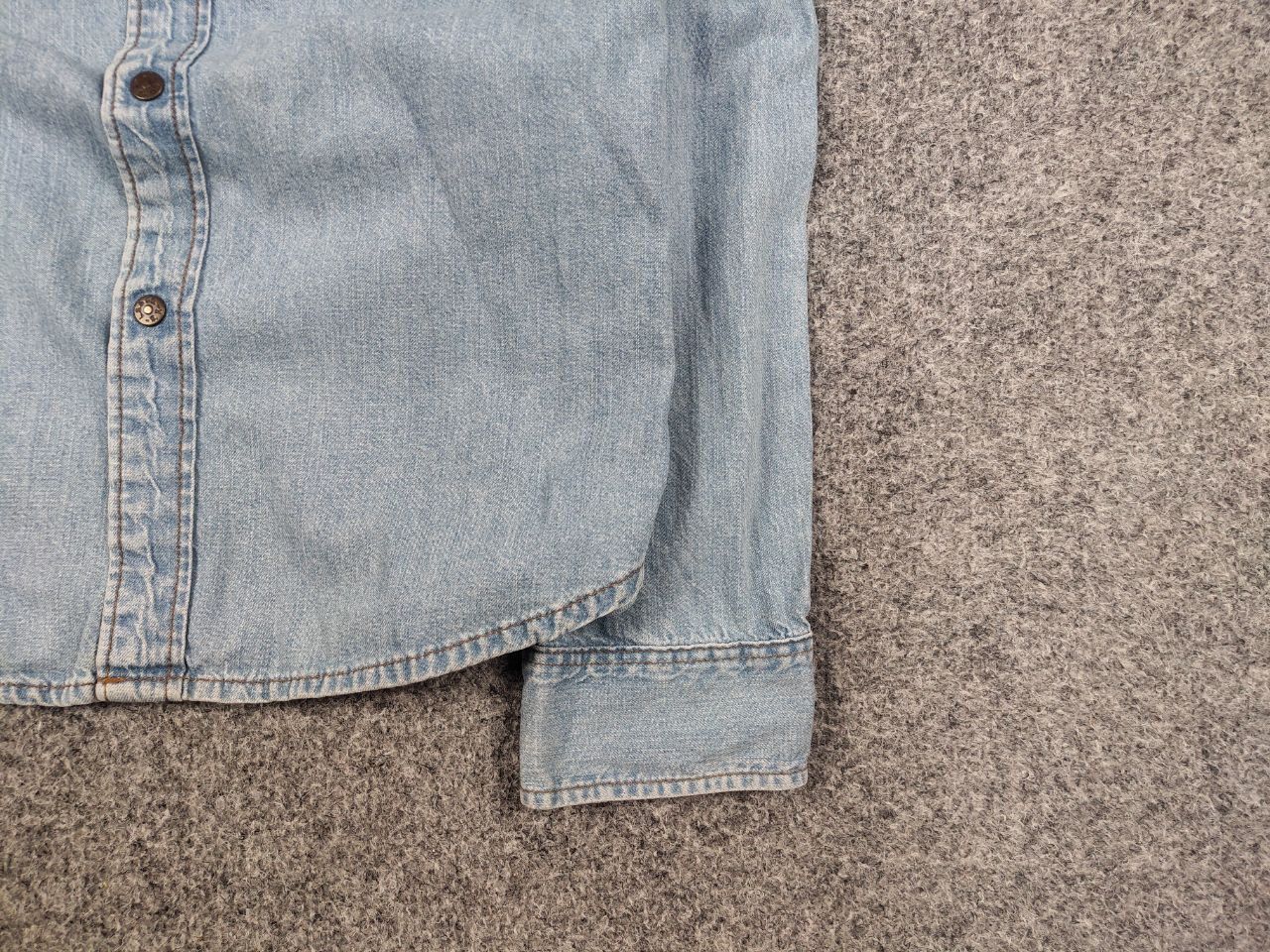 Levi's Vintage 90's Levis Orange Tab denim Classic Buttons Shirt Size US M / EU 48-50 / 2 - 10 Thumbnail