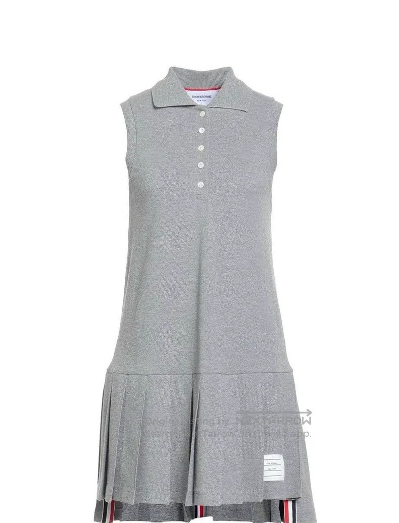 Thom Browne Thom Browne Gray knitted pleated tennis skirt Size S / US 4 / IT 40 - 6 Thumbnail