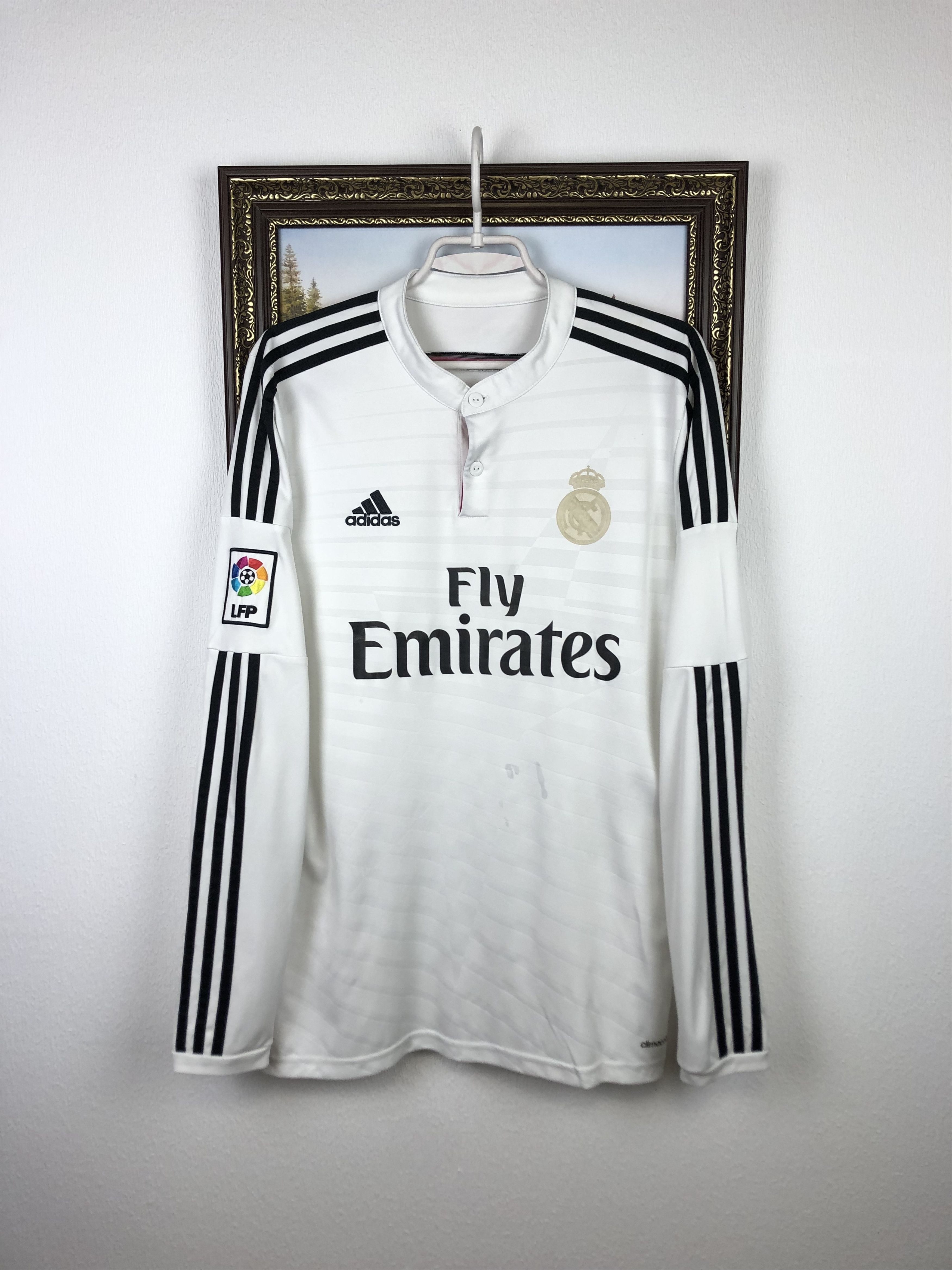 Adidas Real Madrid football shirt 2014 Soccer Long Sleeve Jersey Size US M / EU 48-50 / 2 - 1 Thumbnail