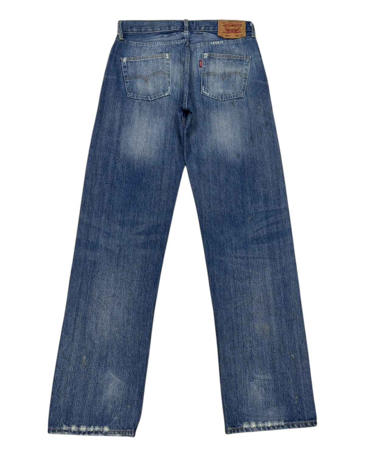 Levi's 🔥VTG LEVIS 501 1966 SPECIAL EDITION DISTRESSED DENIM JEANS Size US 30 / EU 46 - 8 Thumbnail