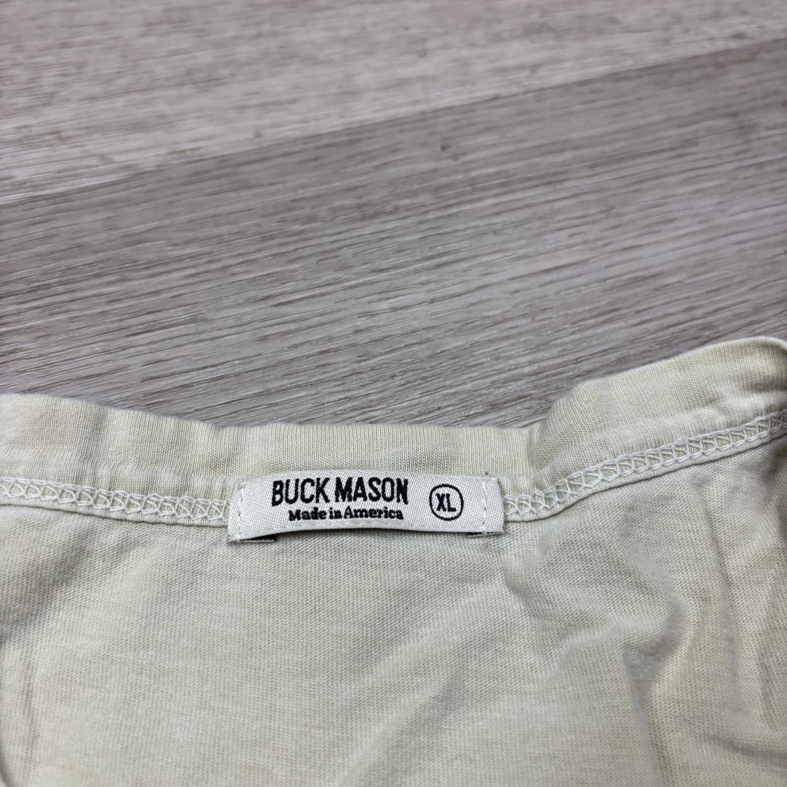 Buck Mason Buck Mason Curved Hem Slub Cotton Short Sleeve T Shirt XL Size US XL / EU 56 / 4 - 6 Thumbnail