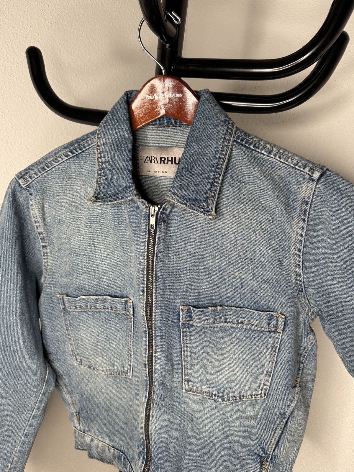 Zara Zara x Rhuigi Denim Jacket Size US S / EU 44-46 / 1 - 2 Thumbnail