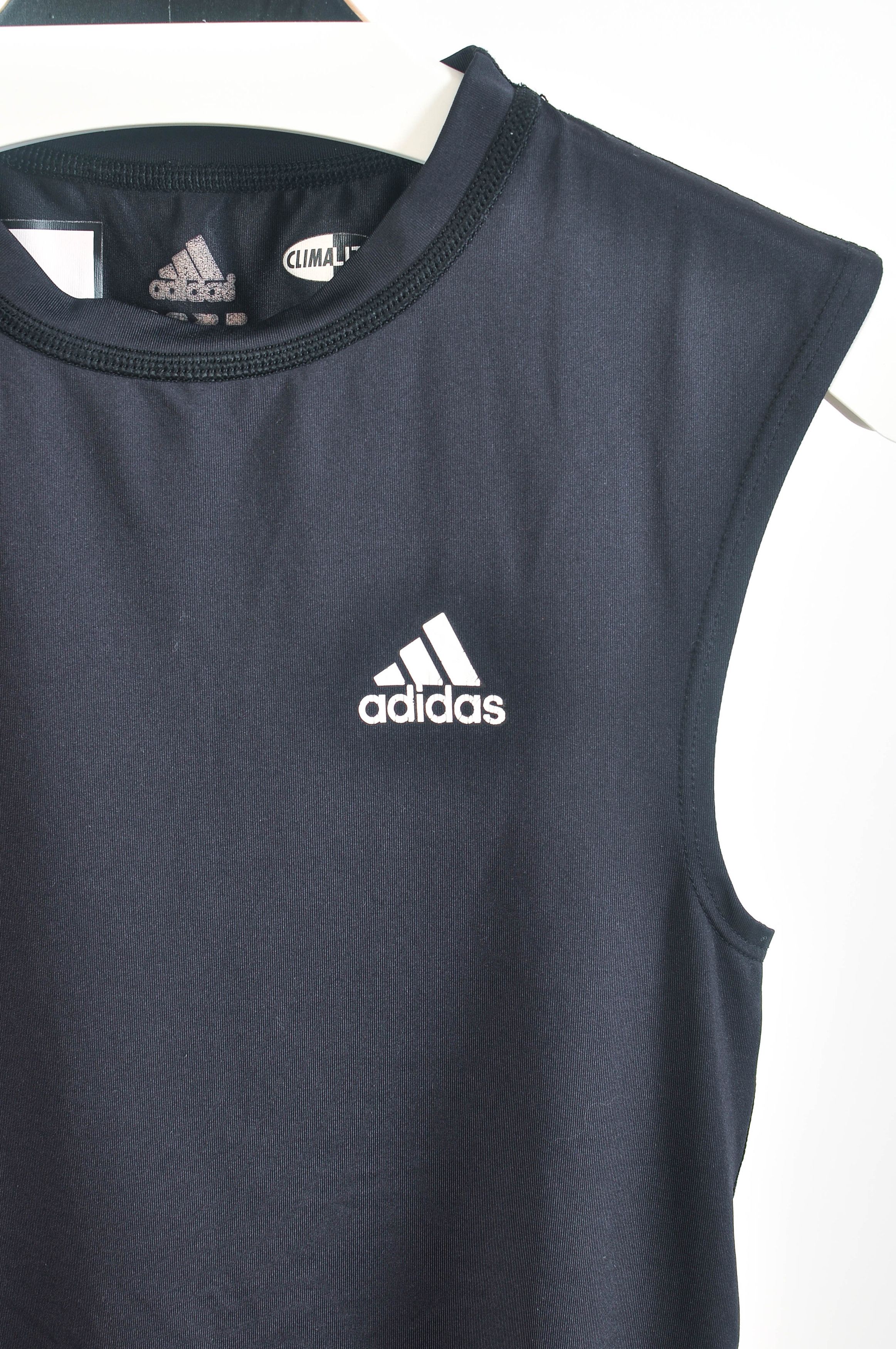 Adidas Vintage 90s Adidas top in black Size M / US 6-8 / IT 42-44 - 2 Thumbnail