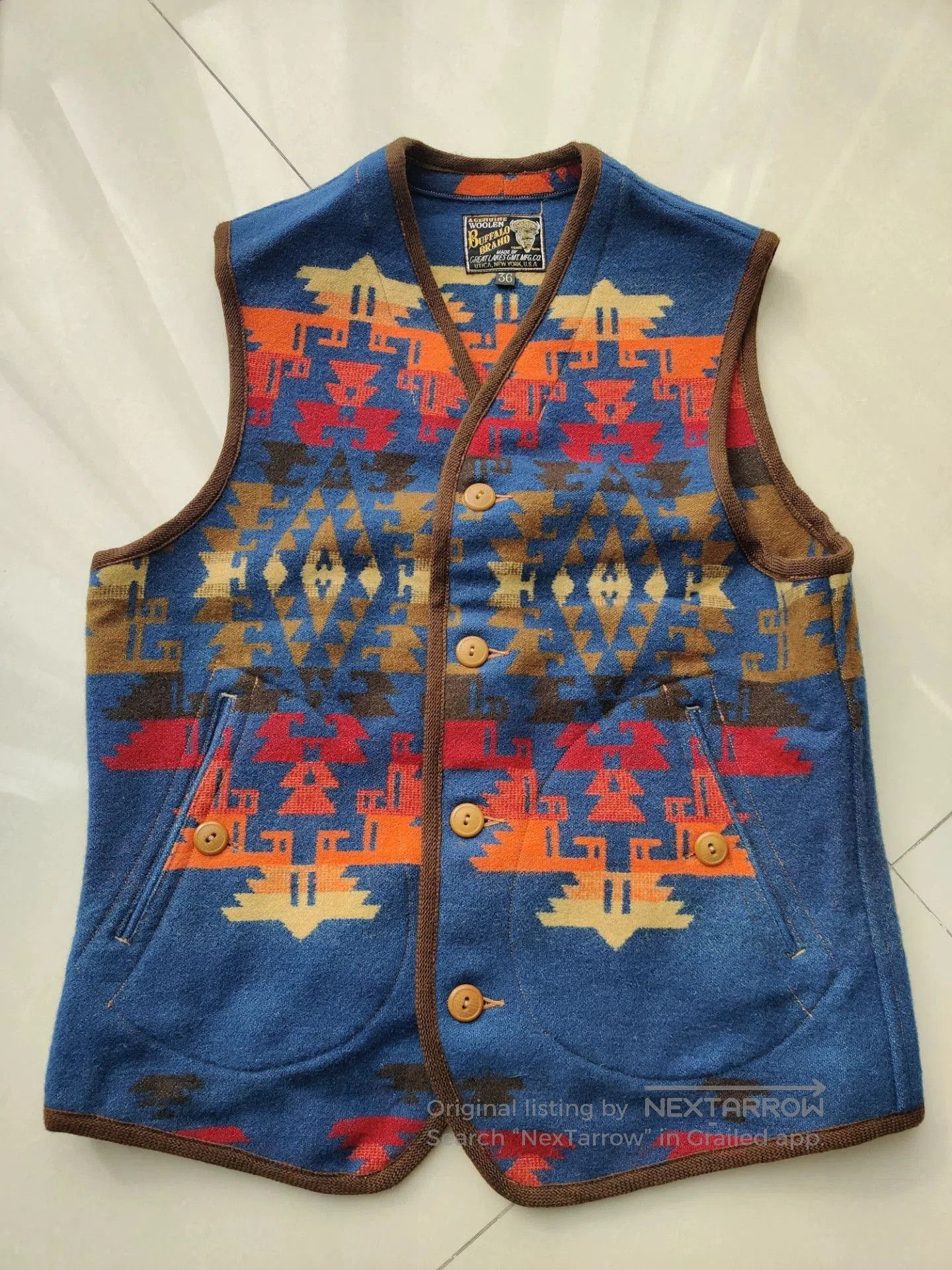 Freewheelers Freewheelers Wool Vest Size 36. Size US M / EU 48-50 / 2 - 1 Thumbnail