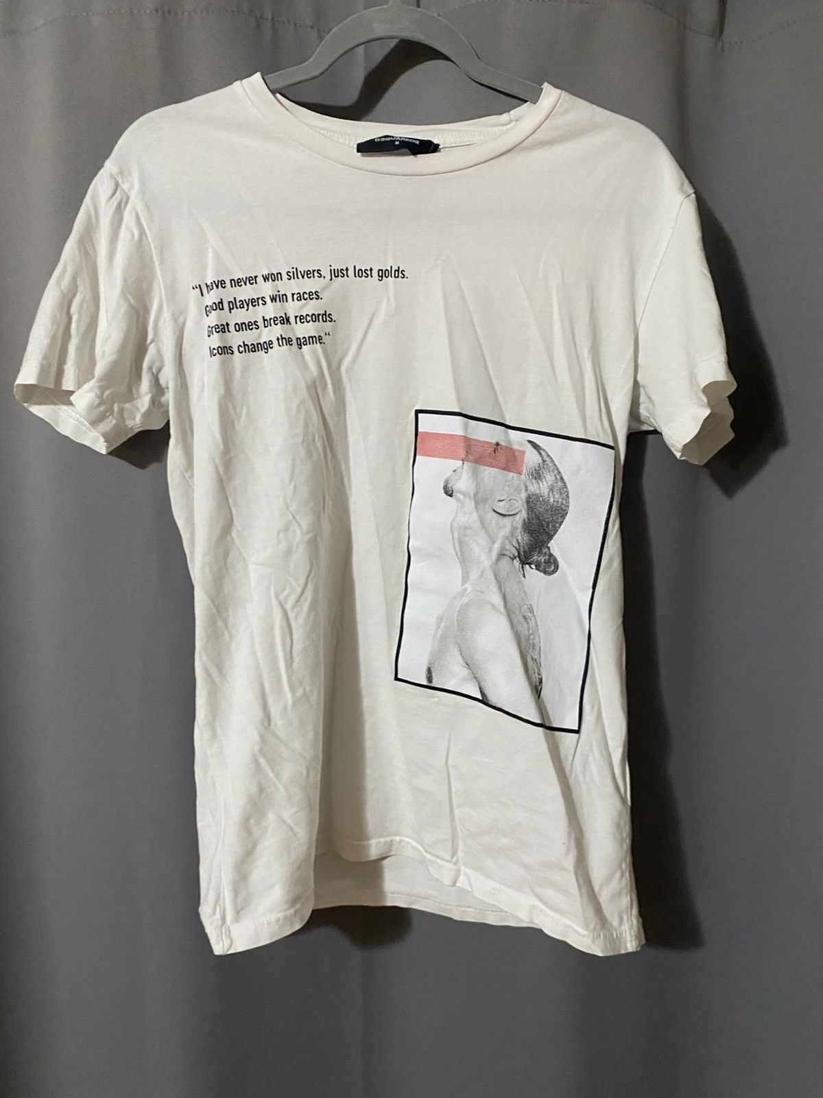 Dsquared2 Dsquared2 ICON Ibrahimovic T-Shirt Size US M / EU 48-50 / 2 - 1 Thumbnail