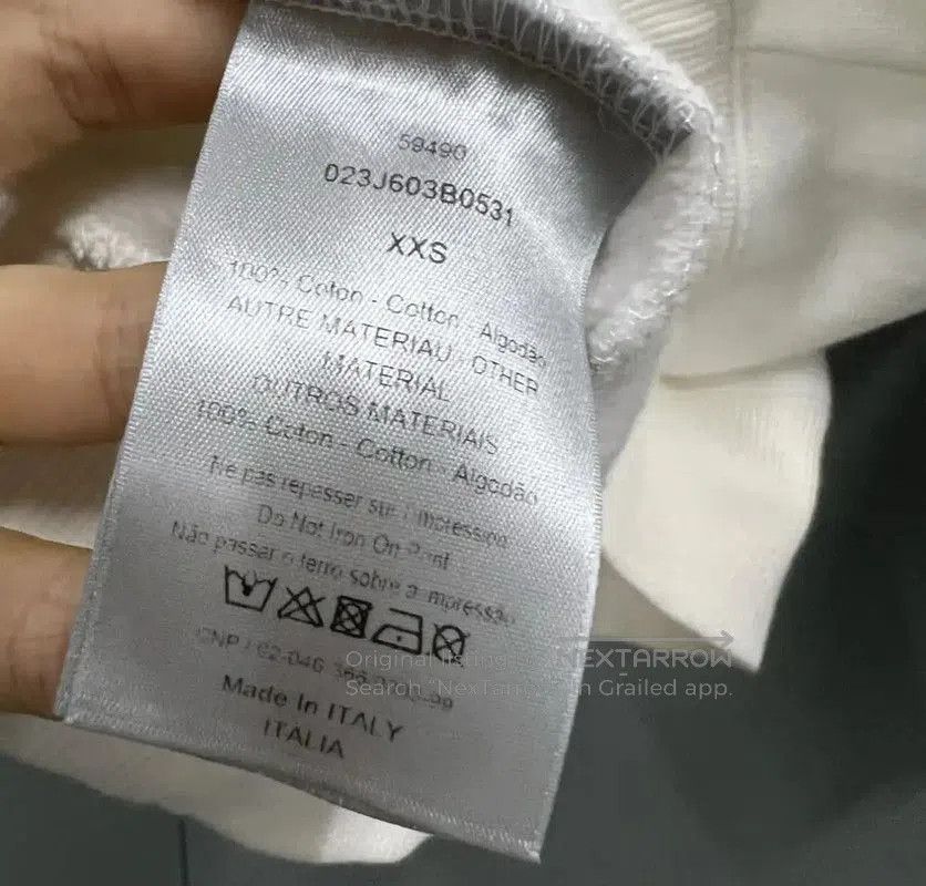 Dior Dior White Men's Sweatshirt with Graphic Print . Size US XXS / EU 40 - 5 Thumbnail